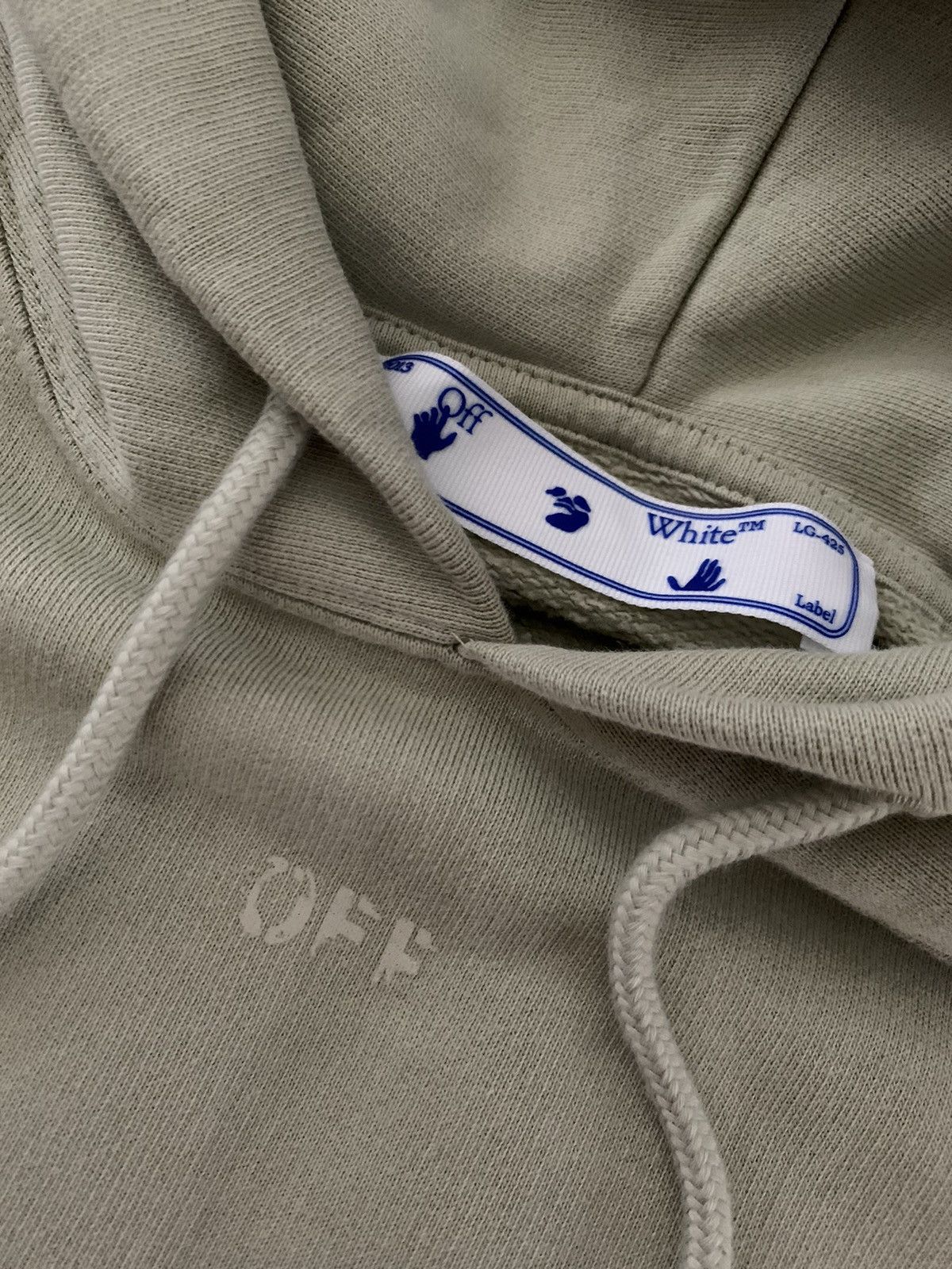 Off-White Off White Beige Rubber Arrow Hoodie Size US XS / EU 42 / 0 - 4 Thumbnail