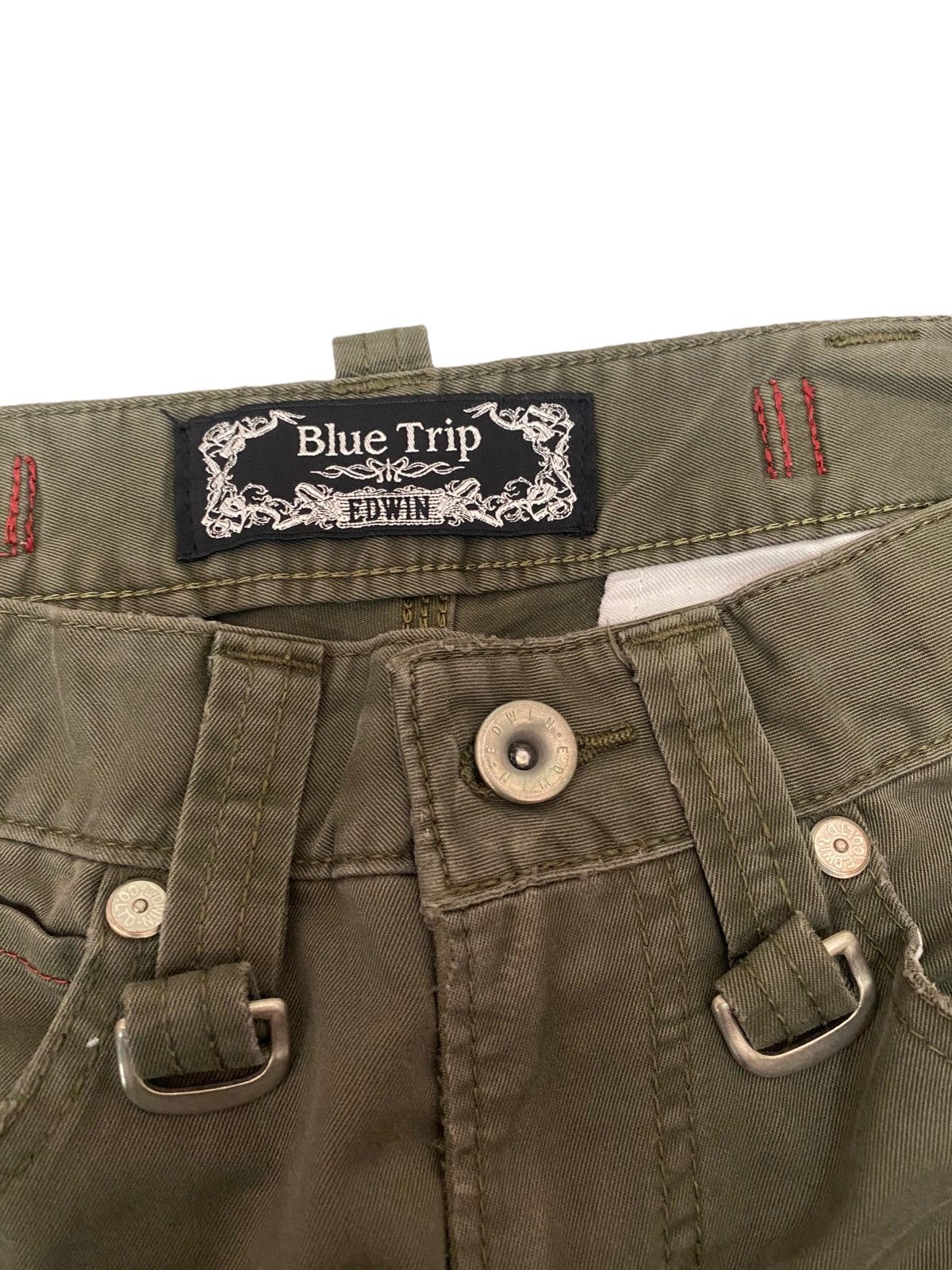 Edwin × Hysteric Glamour GRAIL🔥EDWIN BLUE TRIP BONDAGE CARGO PANTS Size US 30 / EU 46 - 7 Thumbnail