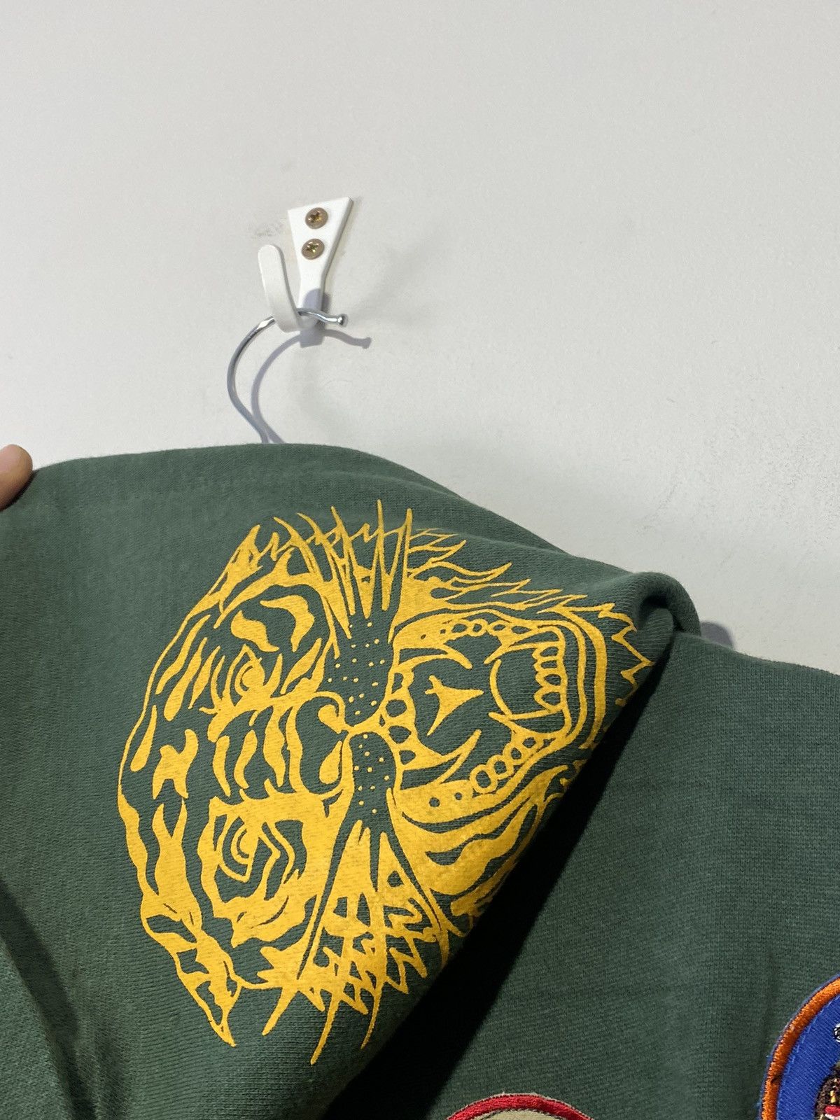 Ed Hardy Vintage 00s Ed Hardy by Christian Audigier men’s zip hoodie Size US XXL / EU 58 / 5 - 16 Thumbnail