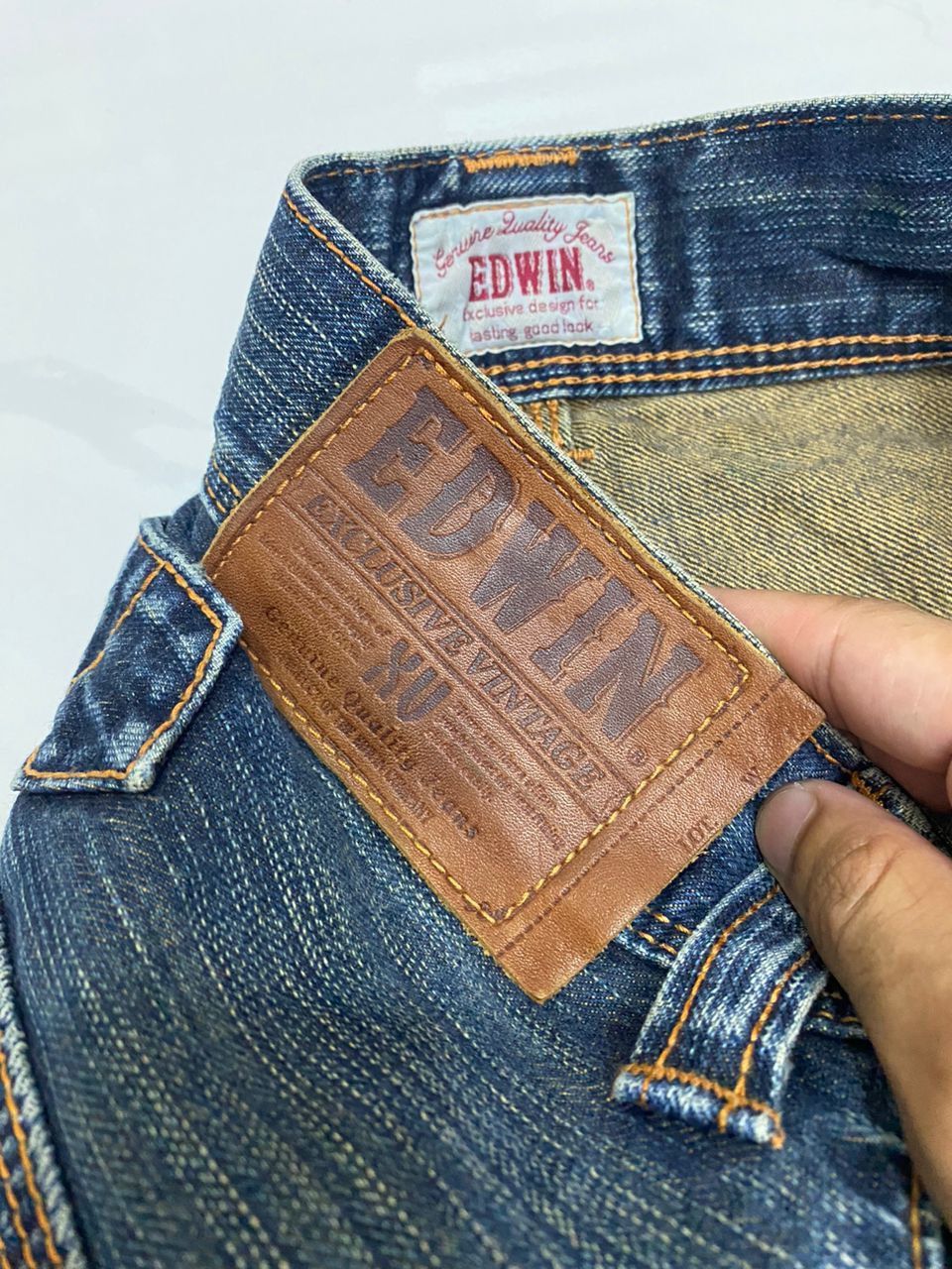 Hysteric Glamour × If Six Was Nine FLARE🔥EDWIN EXCLUSIVE VINTAGE DENIM FLARED BUCKLE BACK Size US 34 / EU 50 - 10 Thumbnail
