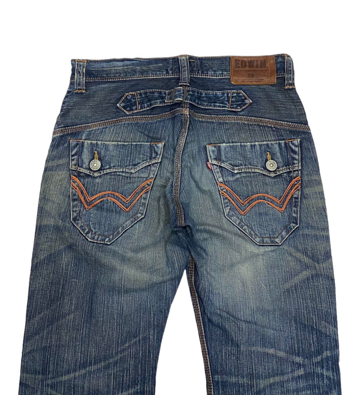 Hysteric Glamour × If Six Was Nine FLARE🔥EDWIN EXCLUSIVE VINTAGE DENIM FLARED BUCKLE BACK Size US 34 / EU 50 - 8 Thumbnail