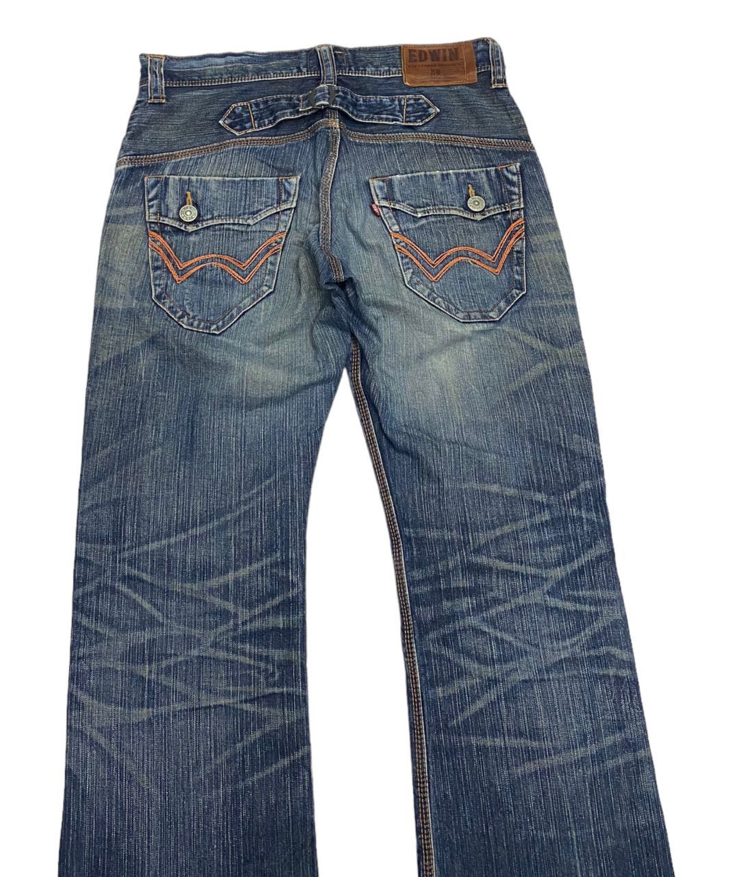 Hysteric Glamour × If Six Was Nine FLARE🔥EDWIN EXCLUSIVE VINTAGE DENIM FLARED BUCKLE BACK Size US 34 / EU 50 - 6 Thumbnail
