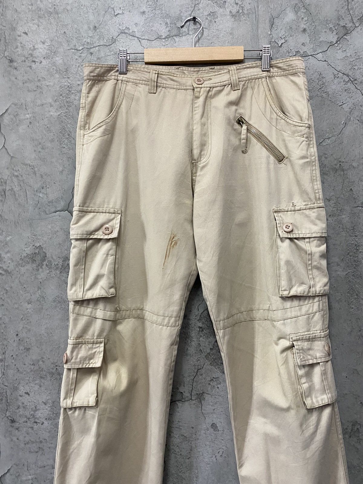 Japanese Brand × Vintage Vintage Cargo Combat Technical Multi Pocket Pants Size US 34 / EU 50 - 5 Thumbnail