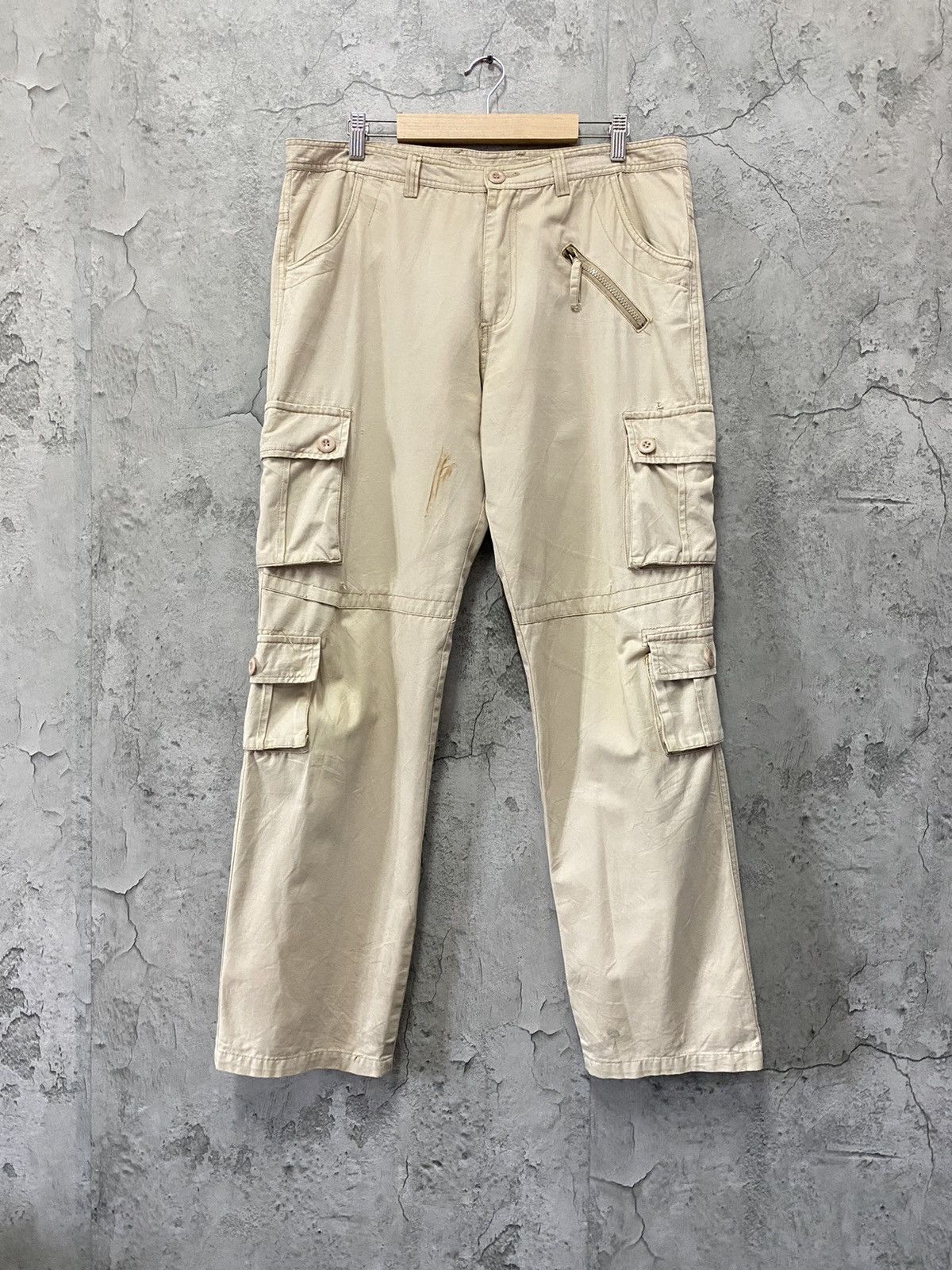 Japanese Brand × Vintage Vintage Cargo Combat Technical Multi Pocket Pants Size US 34 / EU 50 - 3 Thumbnail