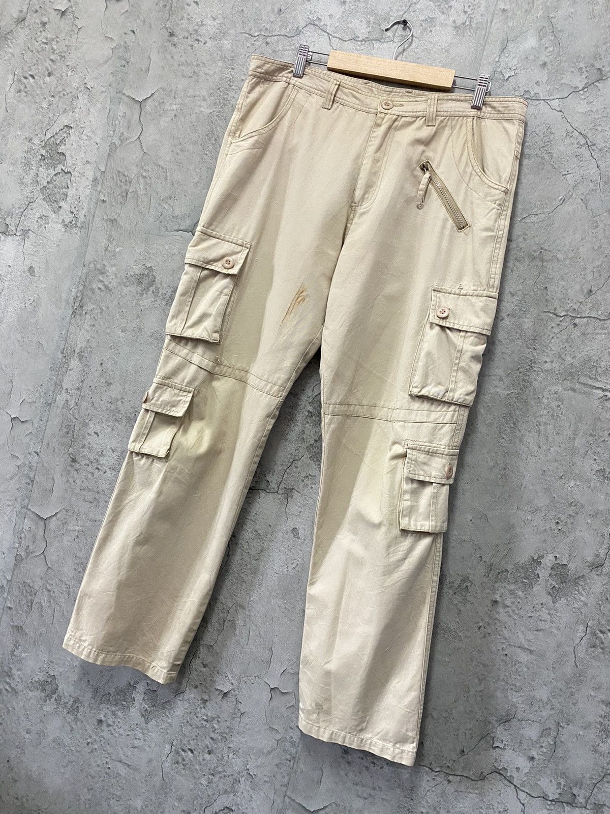 Japanese Brand × Vintage Vintage Cargo Combat Technical Multi Pocket Pants Size US 34 / EU 50 - 4 Thumbnail