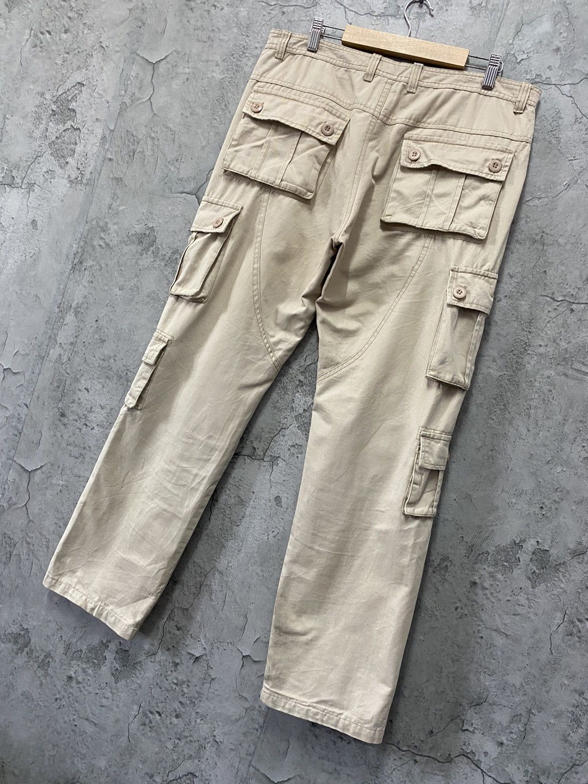 Japanese Brand × Vintage Vintage Cargo Combat Technical Multi Pocket Pants Size US 34 / EU 50 - 11 Thumbnail