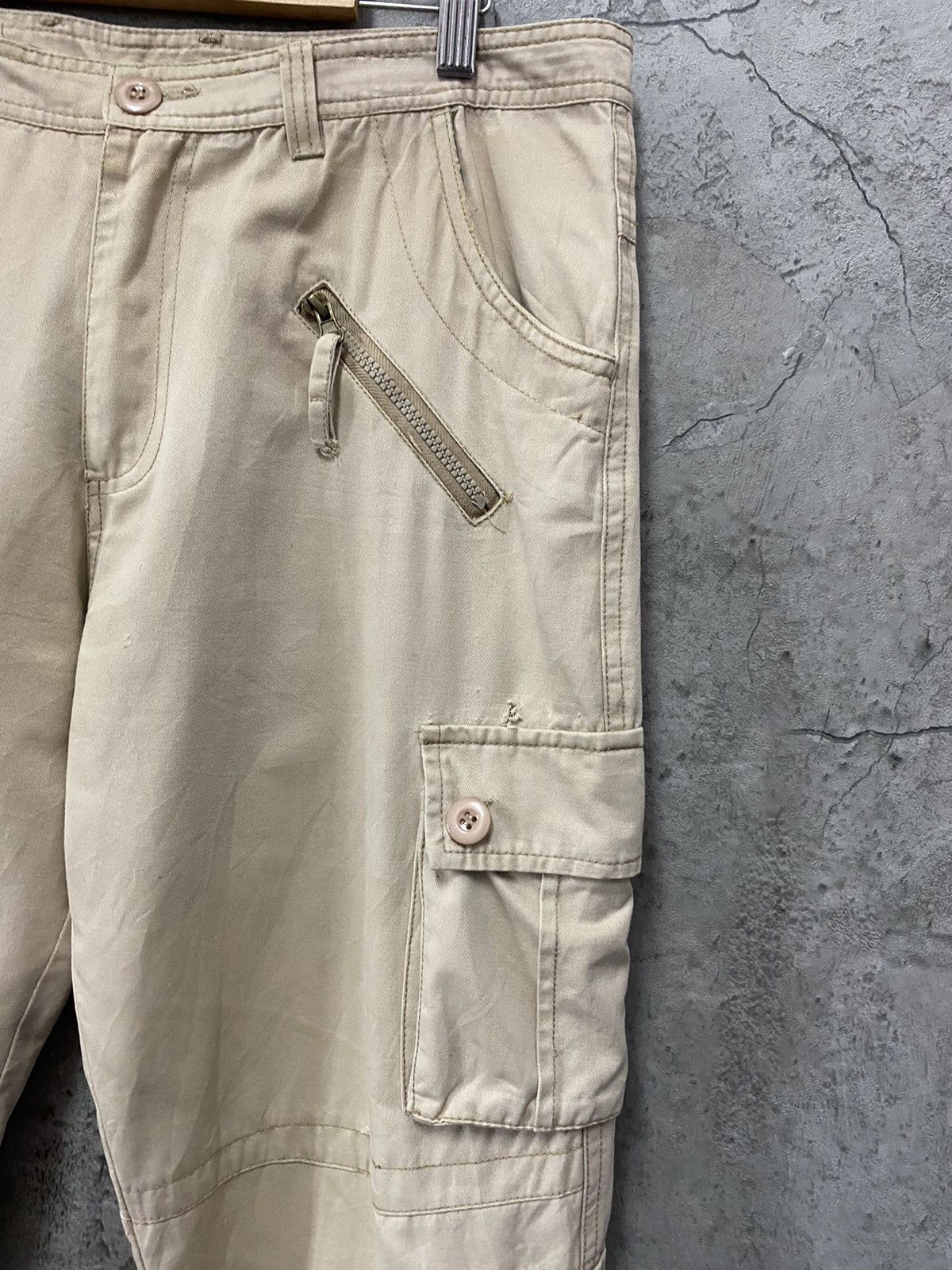 Japanese Brand × Vintage Vintage Cargo Combat Technical Multi Pocket Pants Size US 34 / EU 50 - 7 Thumbnail