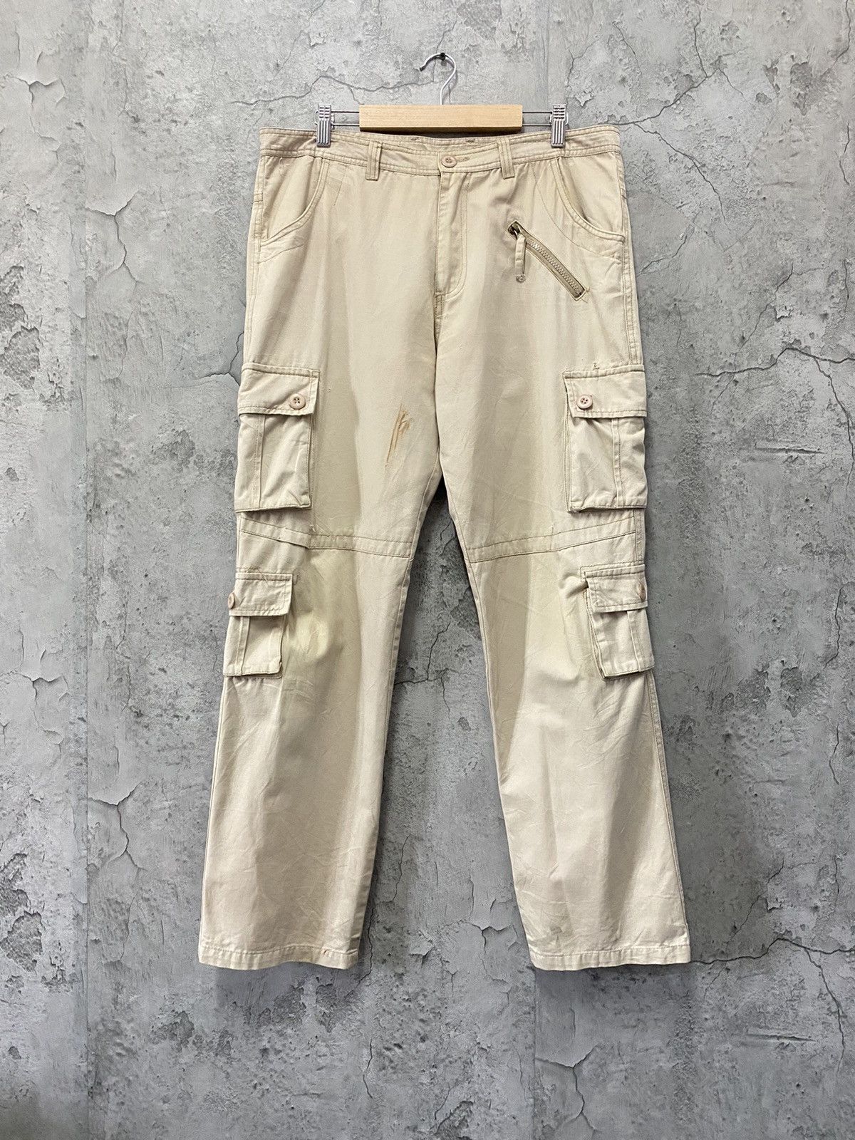 Japanese Brand × Vintage Vintage Cargo Combat Technical Multi Pocket Pants Size US 34 / EU 50 - 1 Thumbnail