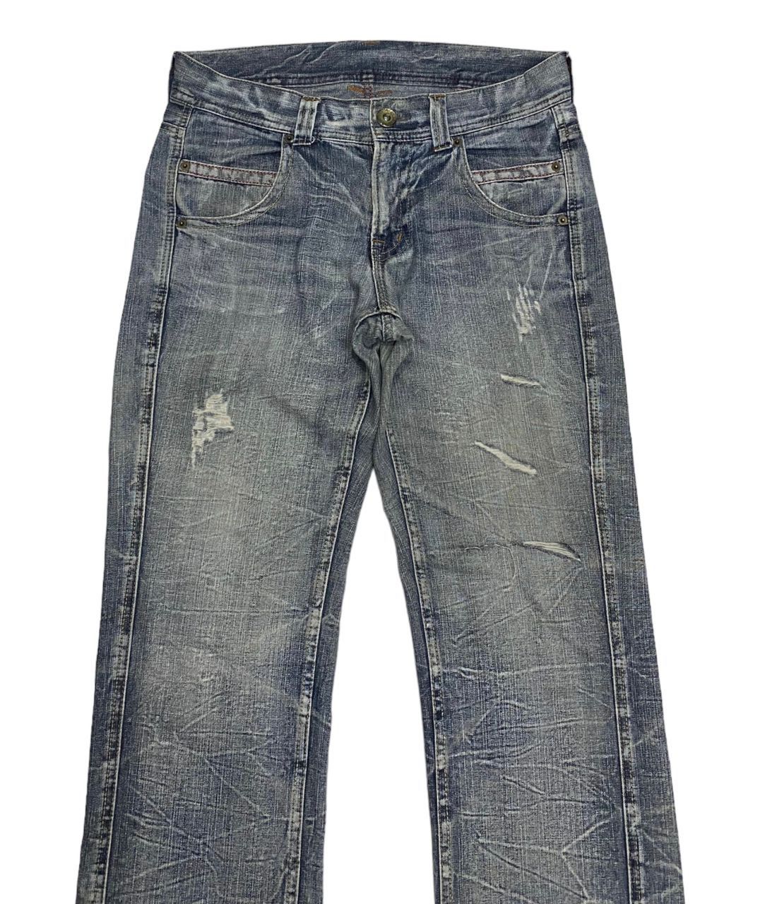 Hysteric Glamour × If Six Was Nine THRASHED💥RIPPED DISTRESS DENIM BY REAL VINTAGE DENIM JEANS Size US 34 / EU 50 - 3 Thumbnail