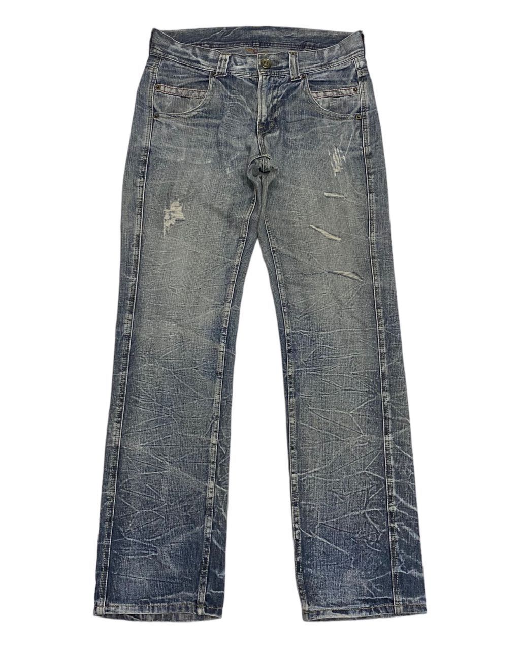 Hysteric Glamour × If Six Was Nine THRASHED💥RIPPED DISTRESS DENIM BY REAL VINTAGE DENIM JEANS Size US 34 / EU 50 - 5 Thumbnail