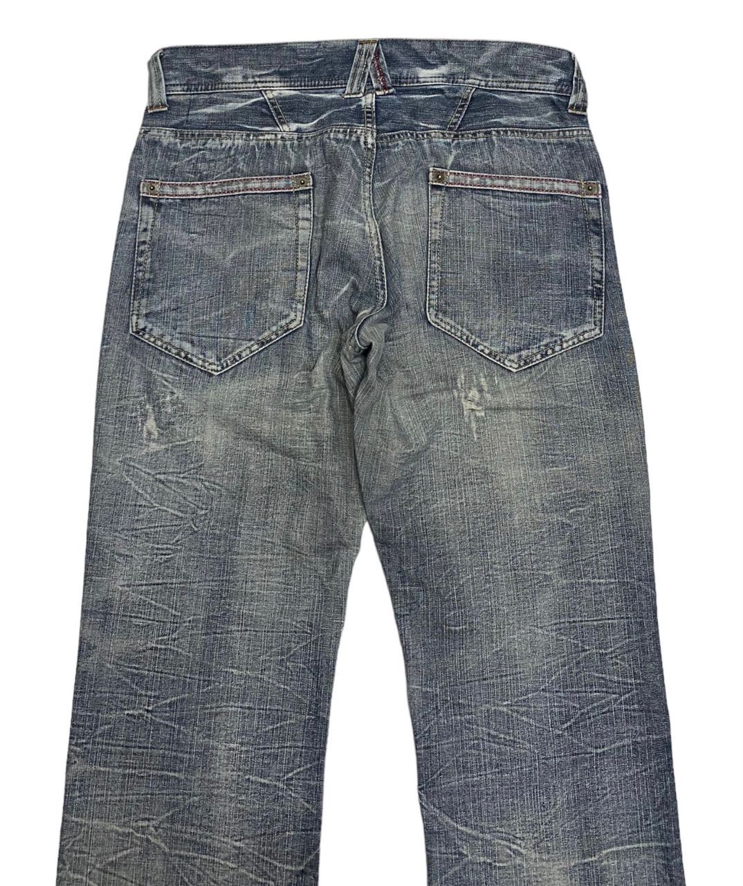 Hysteric Glamour × If Six Was Nine THRASHED💥RIPPED DISTRESS DENIM BY REAL VINTAGE DENIM JEANS Size US 34 / EU 50 - 4 Thumbnail