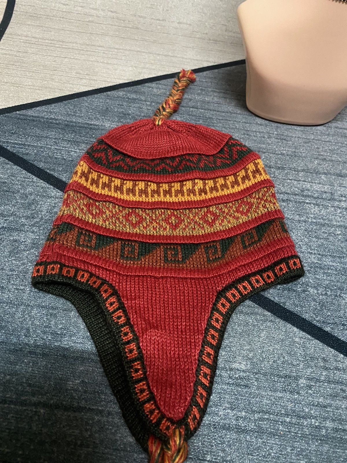 Native × Other Unknown Trapper Native Design Beanie Hat Size ONE SIZE - 5 Thumbnail