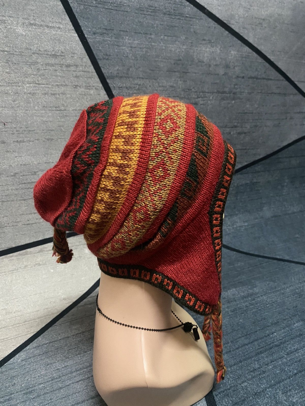 Native × Other Unknown Trapper Native Design Beanie Hat Size ONE SIZE - 1 Thumbnail