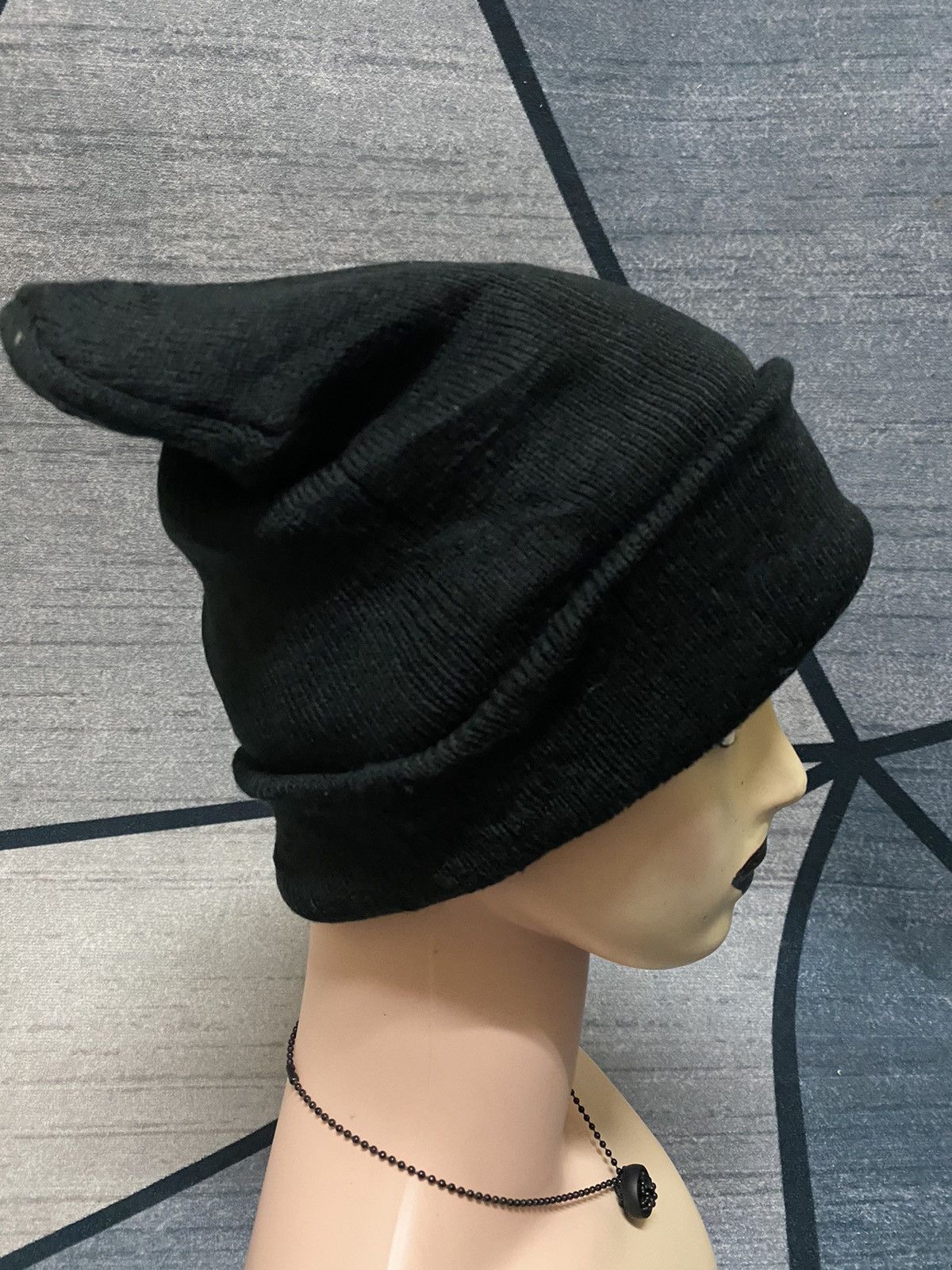 Japanese Brand Thinsulate Insulation 40gram Patches Black Beanie Hat Size ONE SIZE - 4 Thumbnail