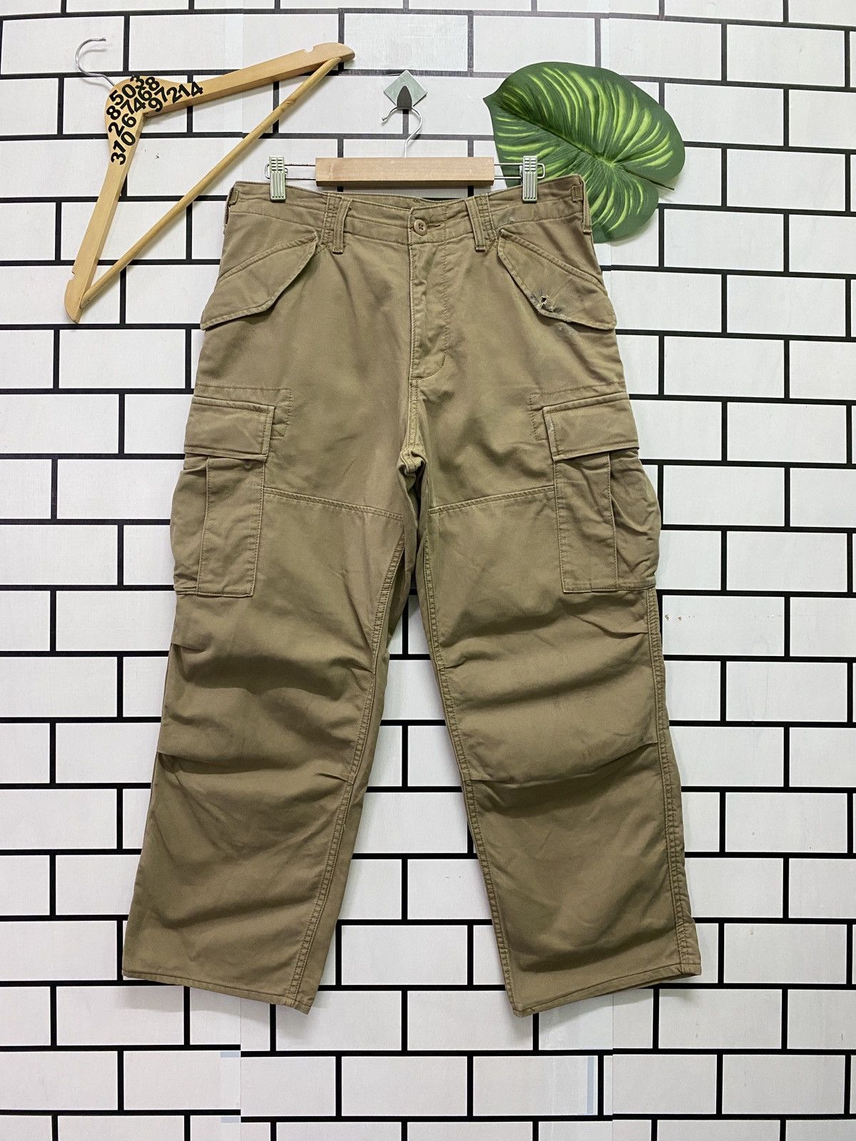 Alpha Industries Alpha Industries 6 Pocket Distressed Adjustable Waist Pants Size US 31 - 1 Thumbnail