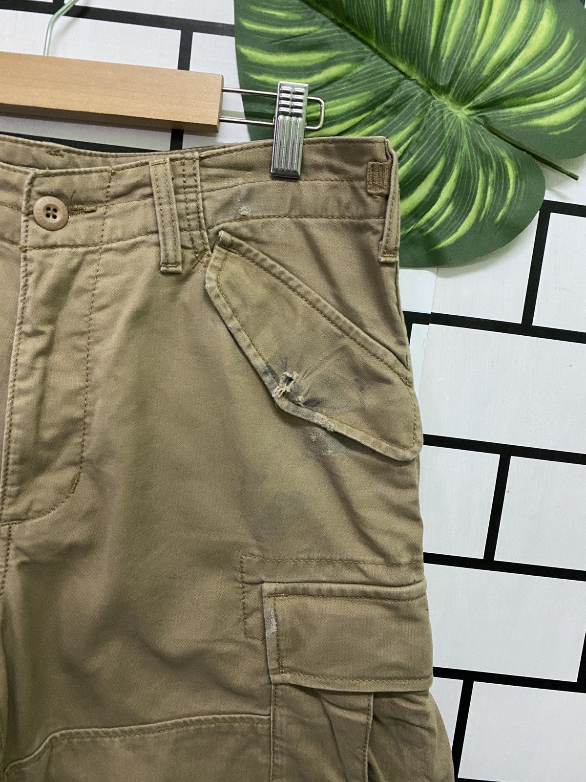 Alpha Industries Alpha Industries 6 Pocket Distressed Adjustable Waist Pants Size US 31 - 4 Thumbnail