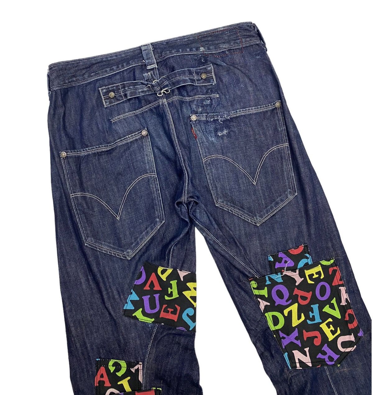 Levi's LEVIS ENGINEERED BUCKLE BACK CUSTOM MULTI POCKET DENIM JEAN Size US 31 - 5 Thumbnail
