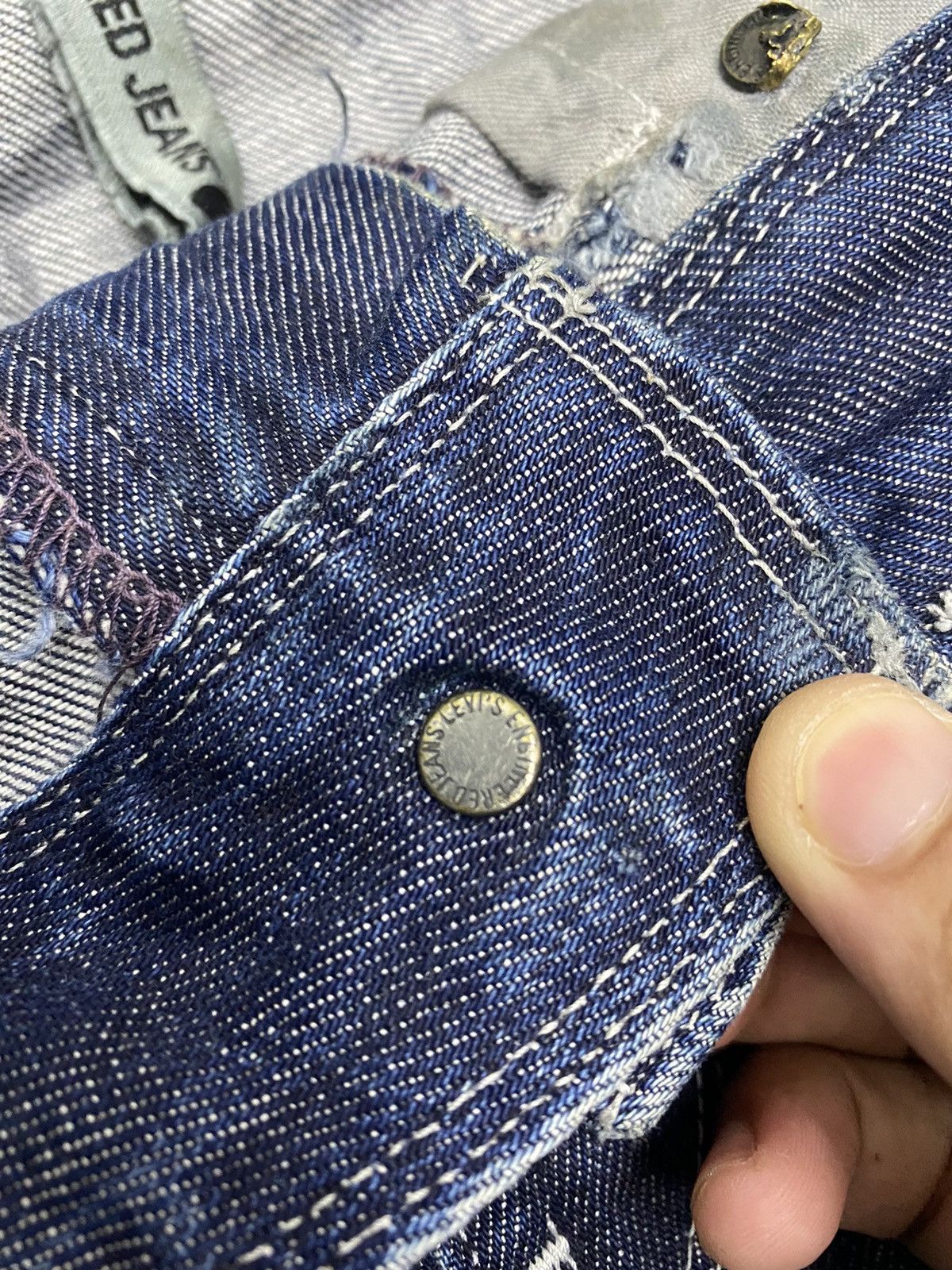 Levi's LEVIS ENGINEERED BUCKLE BACK CUSTOM MULTI POCKET DENIM JEAN Size US 31 - 15 Thumbnail
