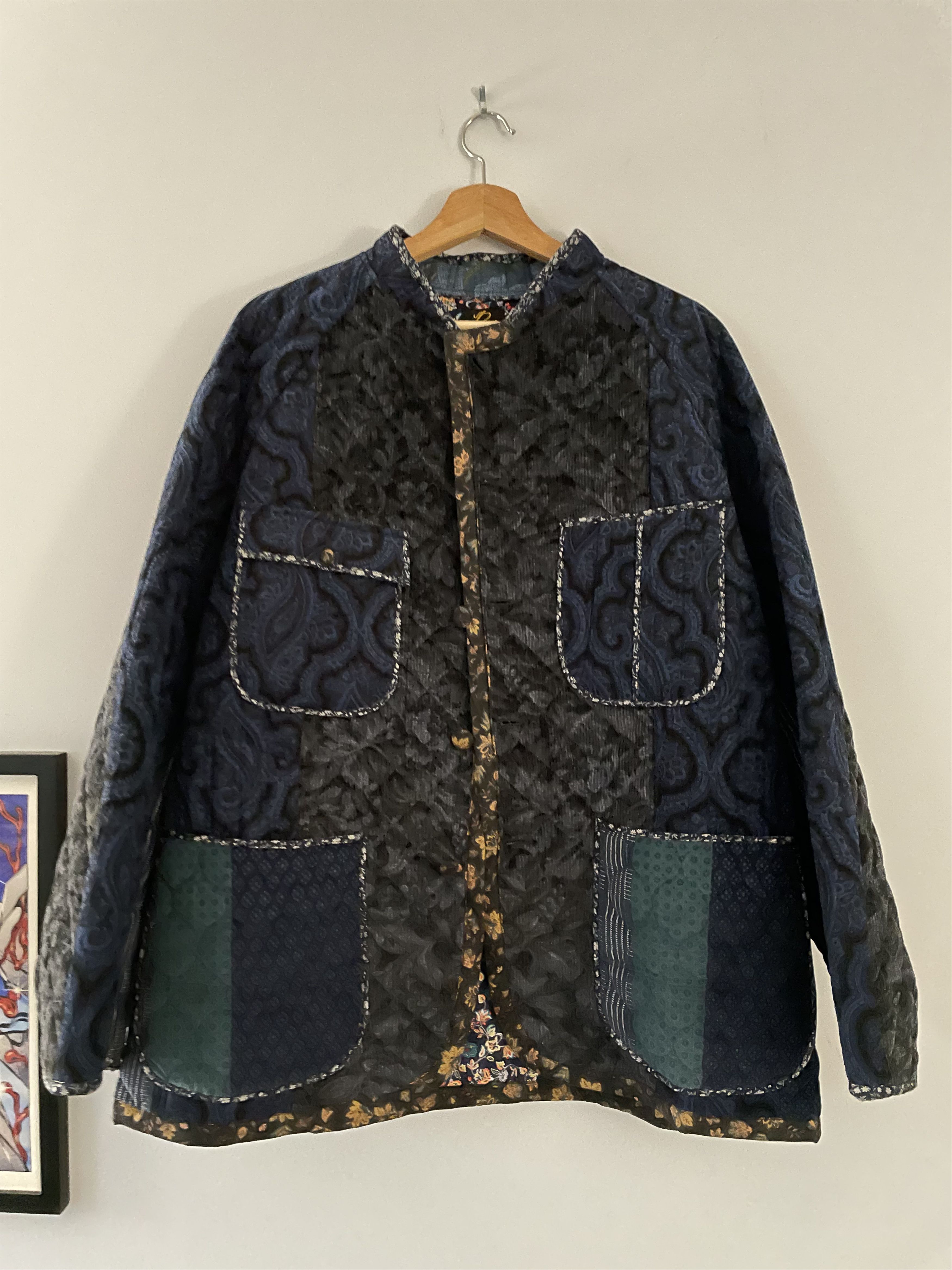 Needles Needles Switched Quilt Chore Coat Size US M / EU 48-50 / 2 - 2 Thumbnail