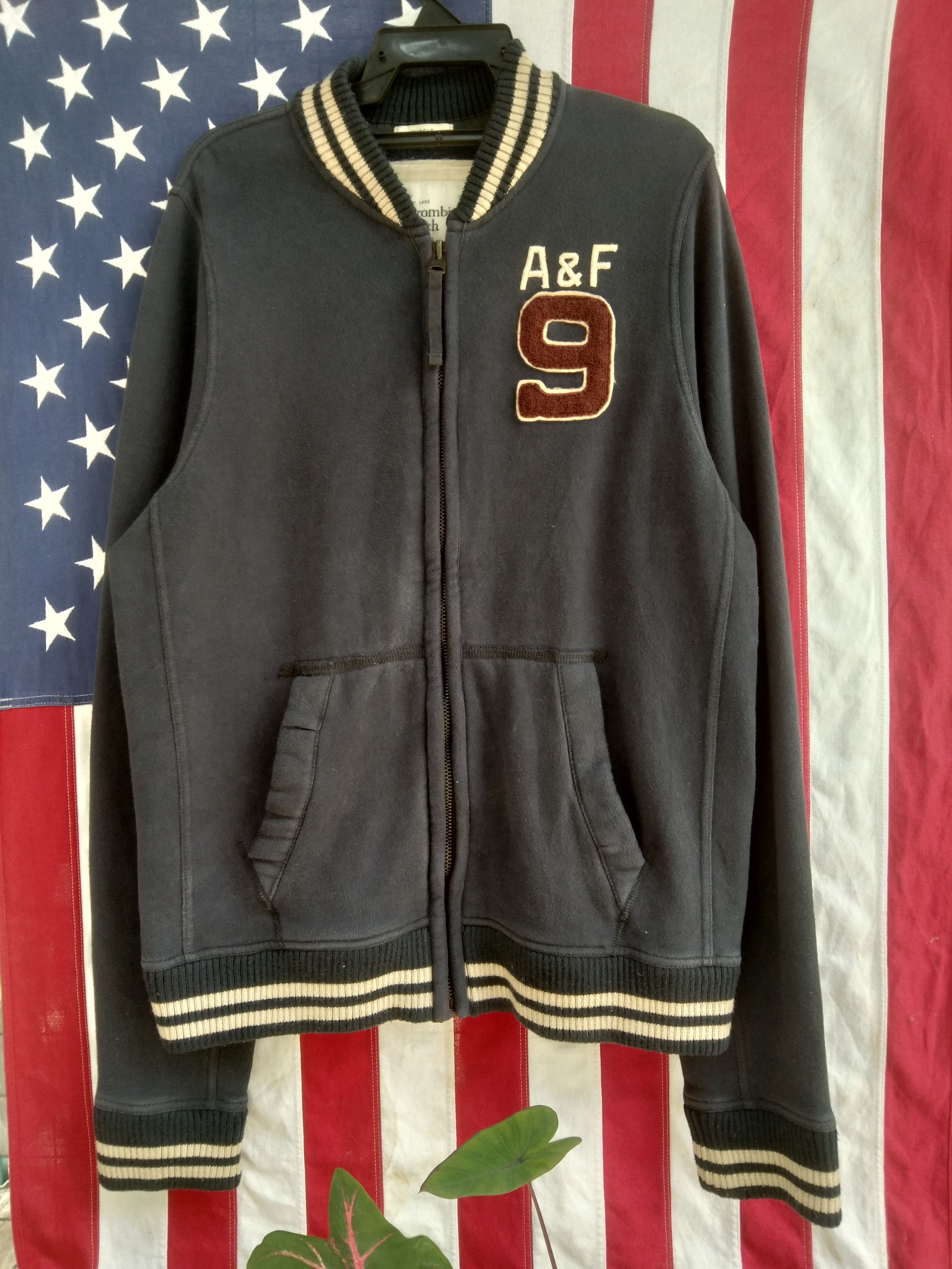 Abercrombie & Fitch × Vintage VINTAGE ABERCROMBIE ZIPPER JACKET Size US XL / EU 56 / 4 - 1 Thumbnail