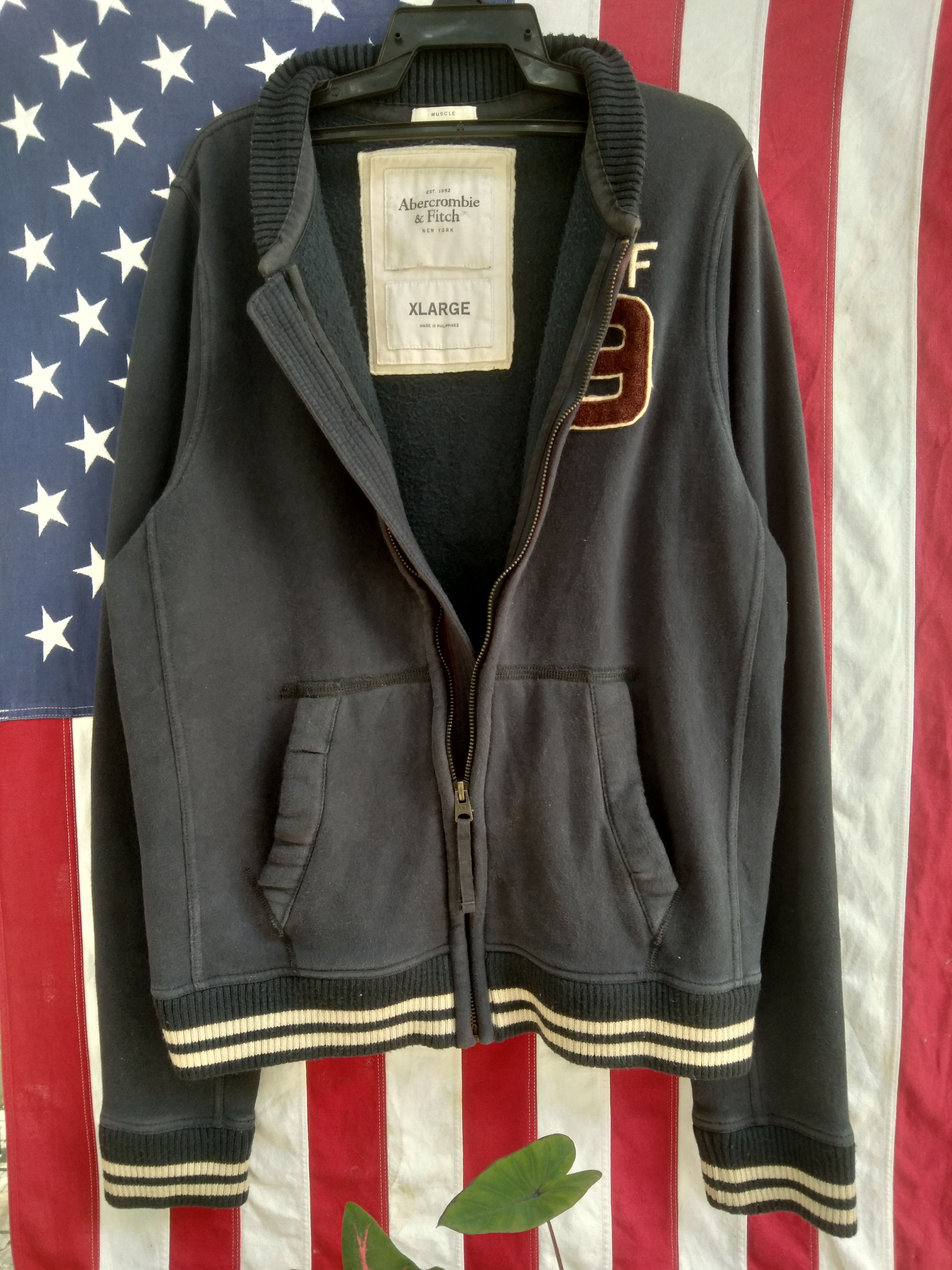 Abercrombie & Fitch × Vintage VINTAGE ABERCROMBIE ZIPPER JACKET Size US XL / EU 56 / 4 - 4 Thumbnail