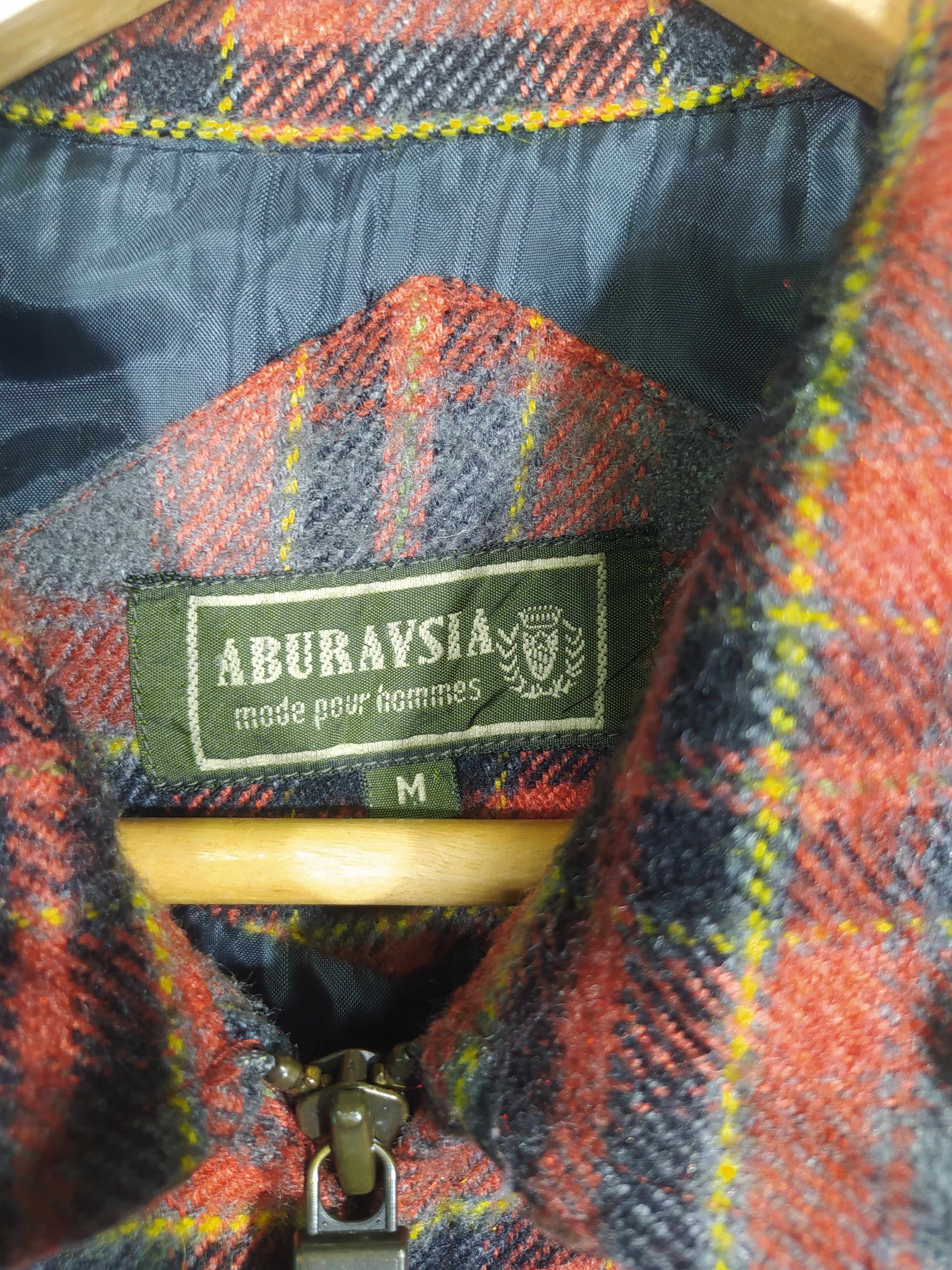 Flannel × Japanese Brand × Vintage Vintage Aburaysia Zipped Flannel Jacket Size US M / EU 48-50 / 2 - 6 Thumbnail