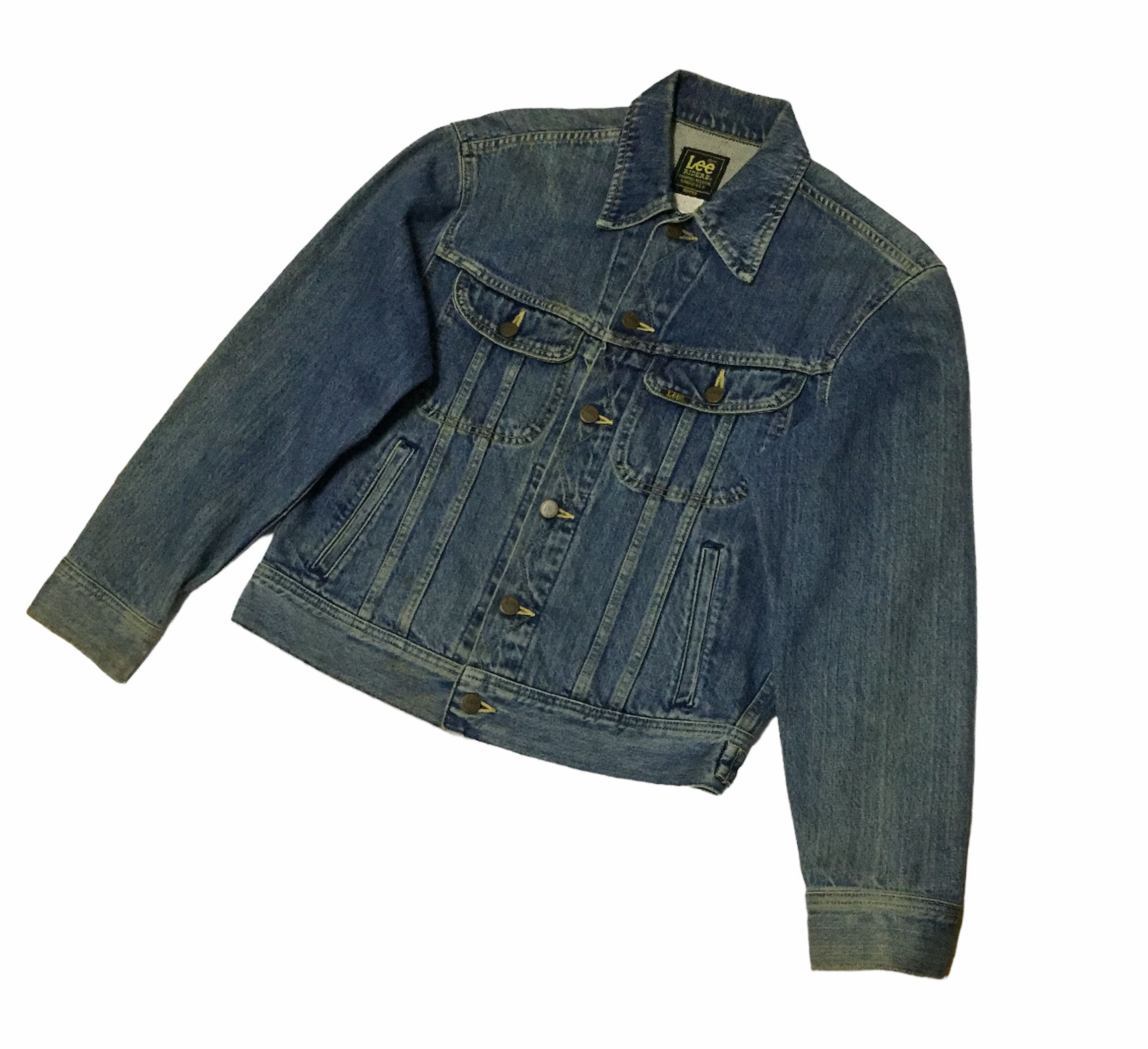 Vintage VINTAGE LEE RIDERS EDWIN KANSAS TRUCKER DENIM JEANS JACKET Size US M / EU 48-50 / 2 - 2 Thumbnail