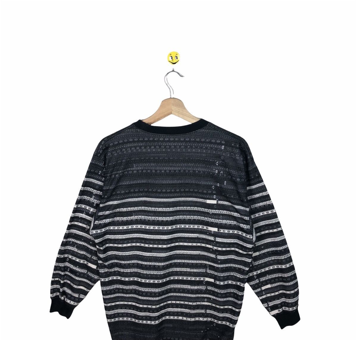 Jean Paul Gaultier Jean Paul Gaultier Striped Scale Long Crewneck Sweatshirt Size M / US 6-8 / IT 42-44 - 4 Thumbnail