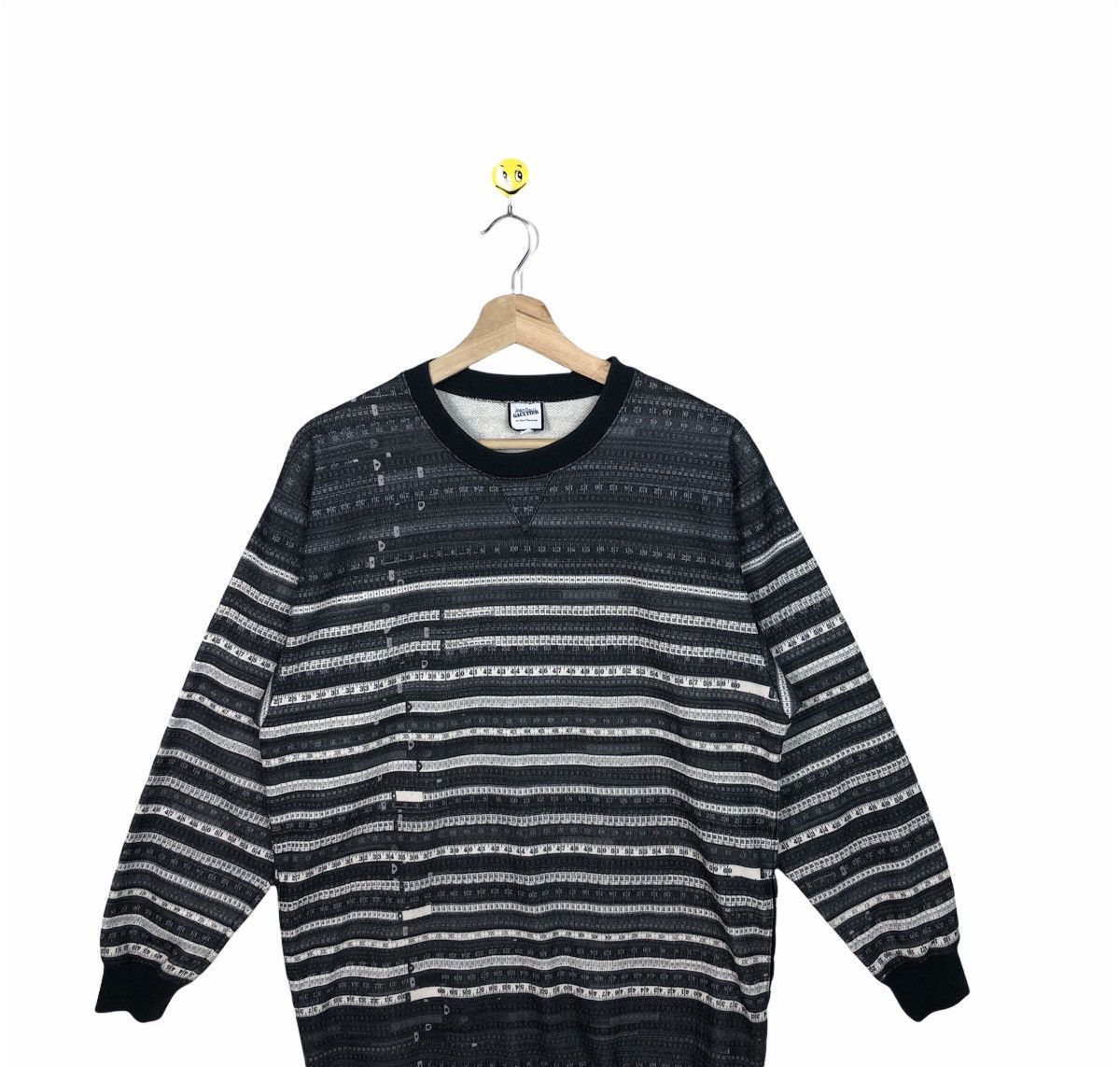 Jean Paul Gaultier Jean Paul Gaultier Striped Scale Long Crewneck Sweatshirt Size M / US 6-8 / IT 42-44 - 3 Thumbnail