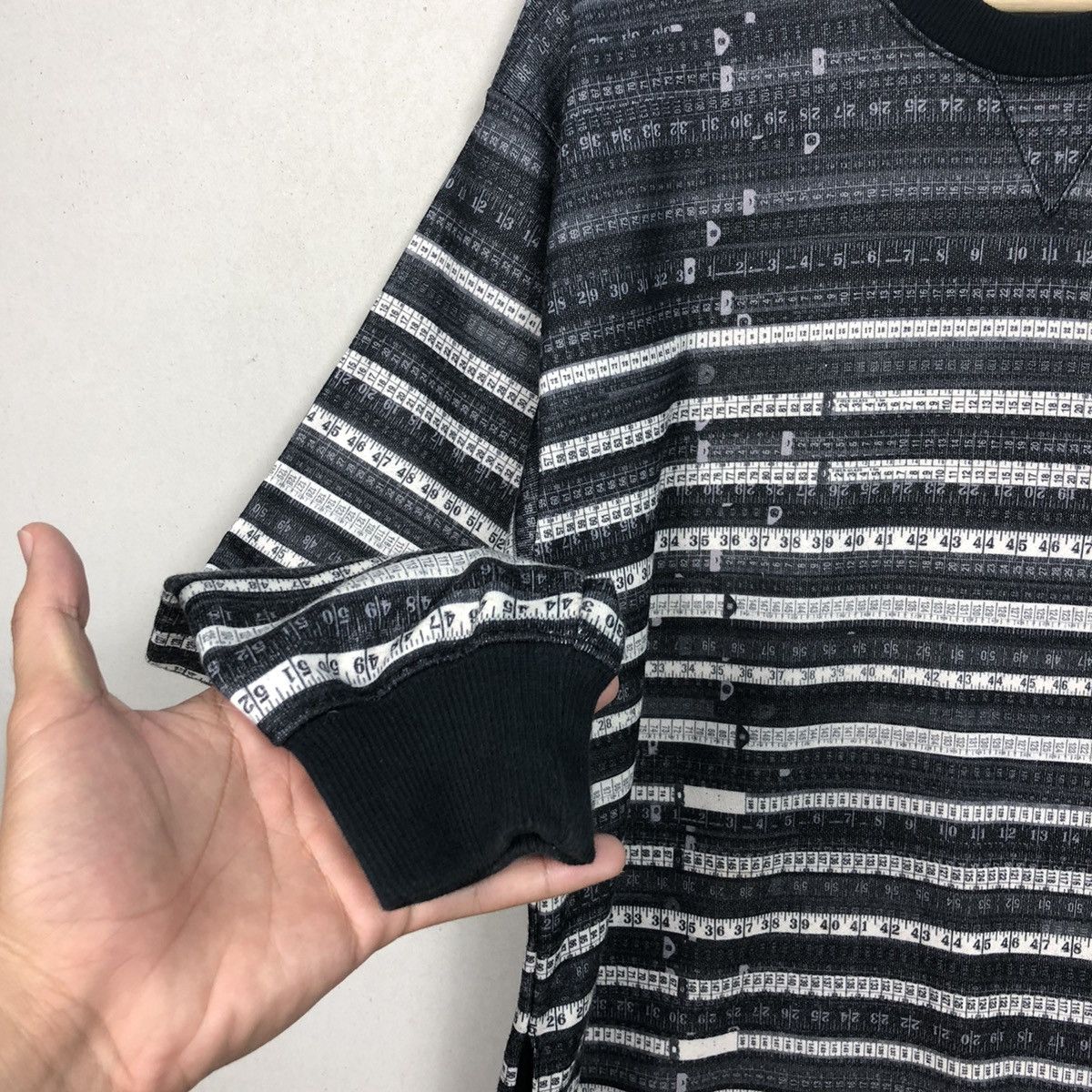 Jean Paul Gaultier Jean Paul Gaultier Striped Scale Long Crewneck Sweatshirt Size M / US 6-8 / IT 42-44 - 5 Thumbnail