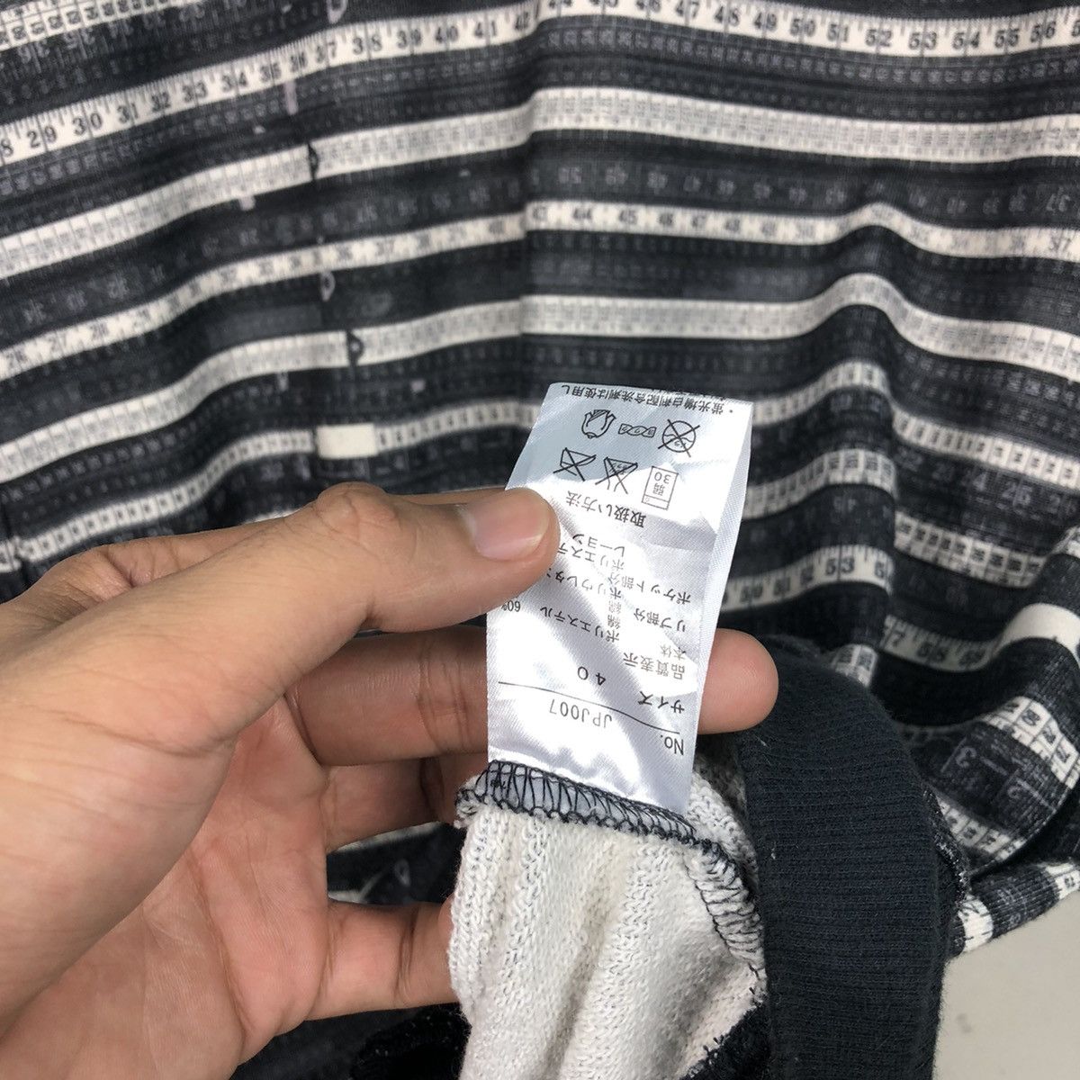 Jean Paul Gaultier Jean Paul Gaultier Striped Scale Long Crewneck Sweatshirt Size M / US 6-8 / IT 42-44 - 8 Thumbnail