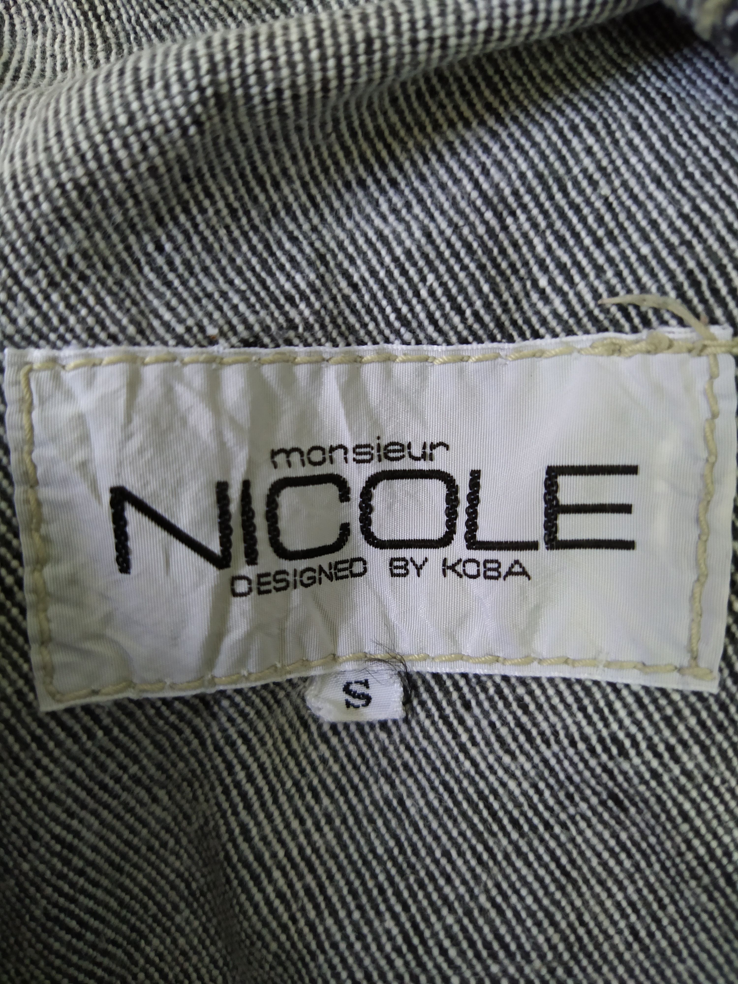 Nicole Club 1983 MONSIEUR NICOLE BY KOBA DENIM (B427) Size US 28 / EU 44 - 8 Thumbnail
