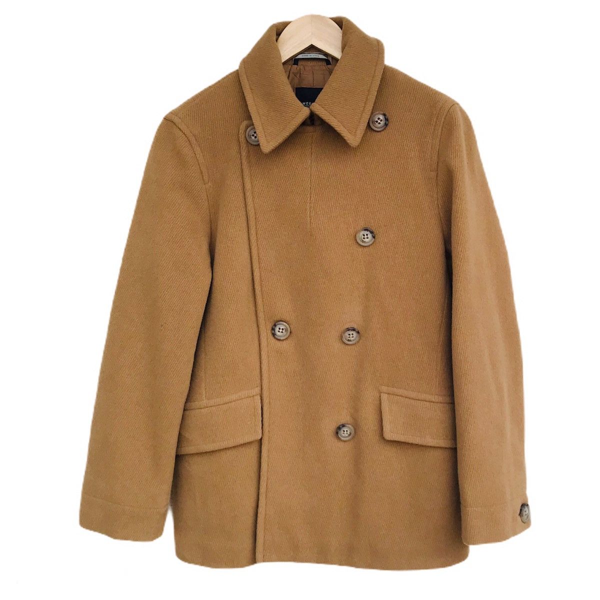 Max Mara Weekend jacket wool dark brown double breasted