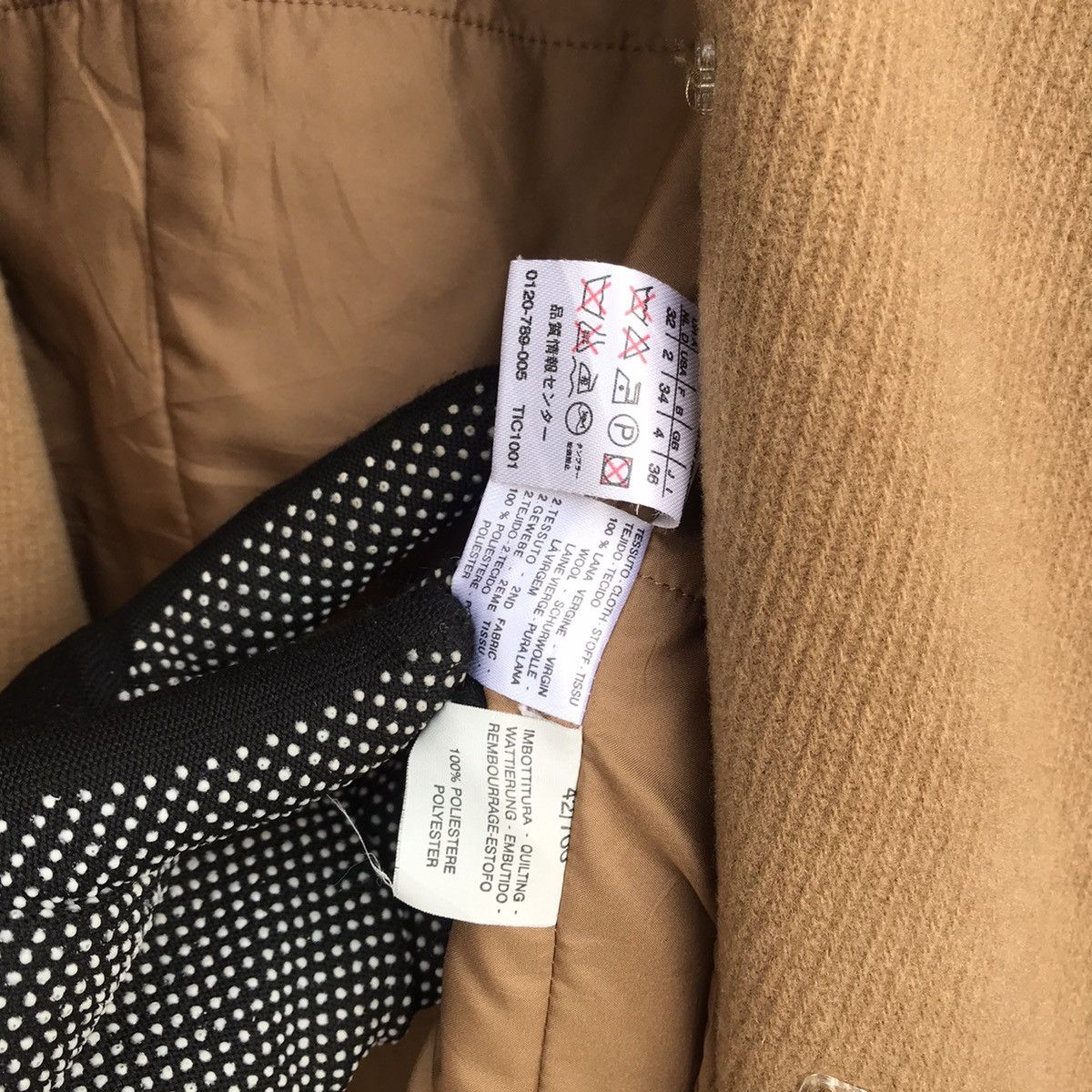 Bcbgmaxazria Max Mara Weekend jacket wool dark brown double breasted Size US S / EU 44-46 / 1 - 9 Thumbnail