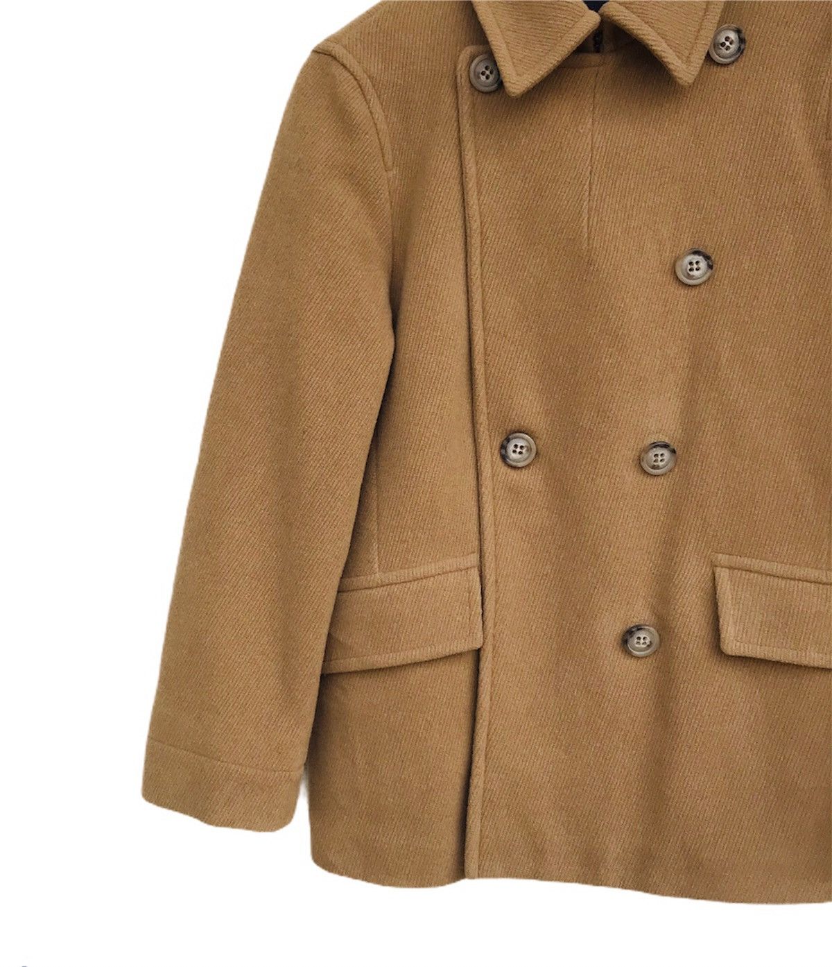 Bcbgmaxazria Max Mara Weekend jacket wool dark brown double breasted Size US S / EU 44-46 / 1 - 3 Thumbnail