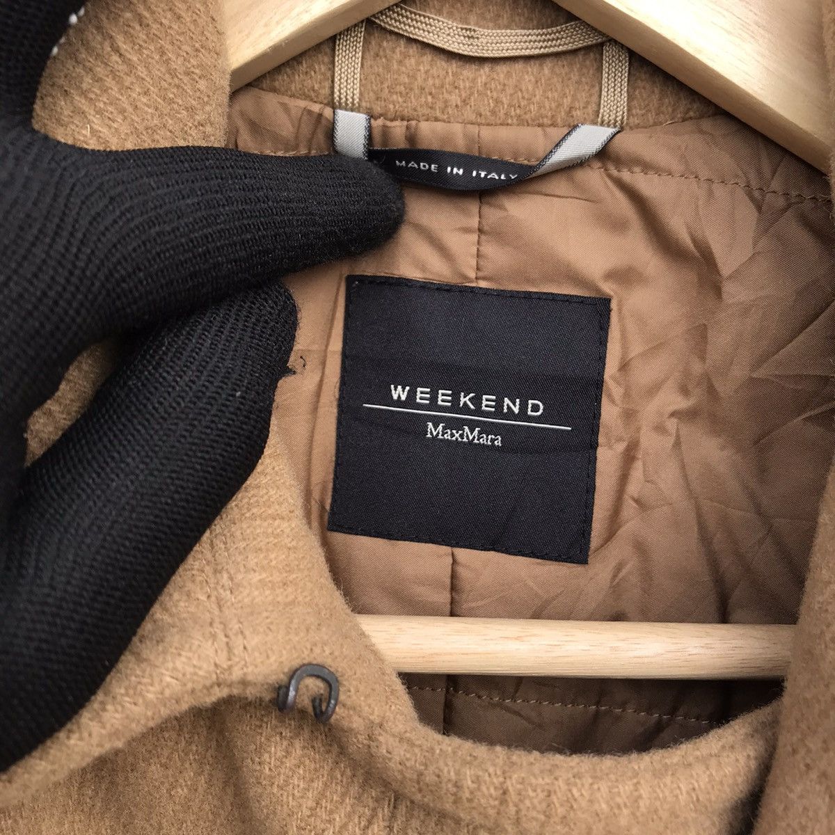 Bcbgmaxazria Max Mara Weekend jacket wool dark brown double breasted Size US S / EU 44-46 / 1 - 8 Thumbnail