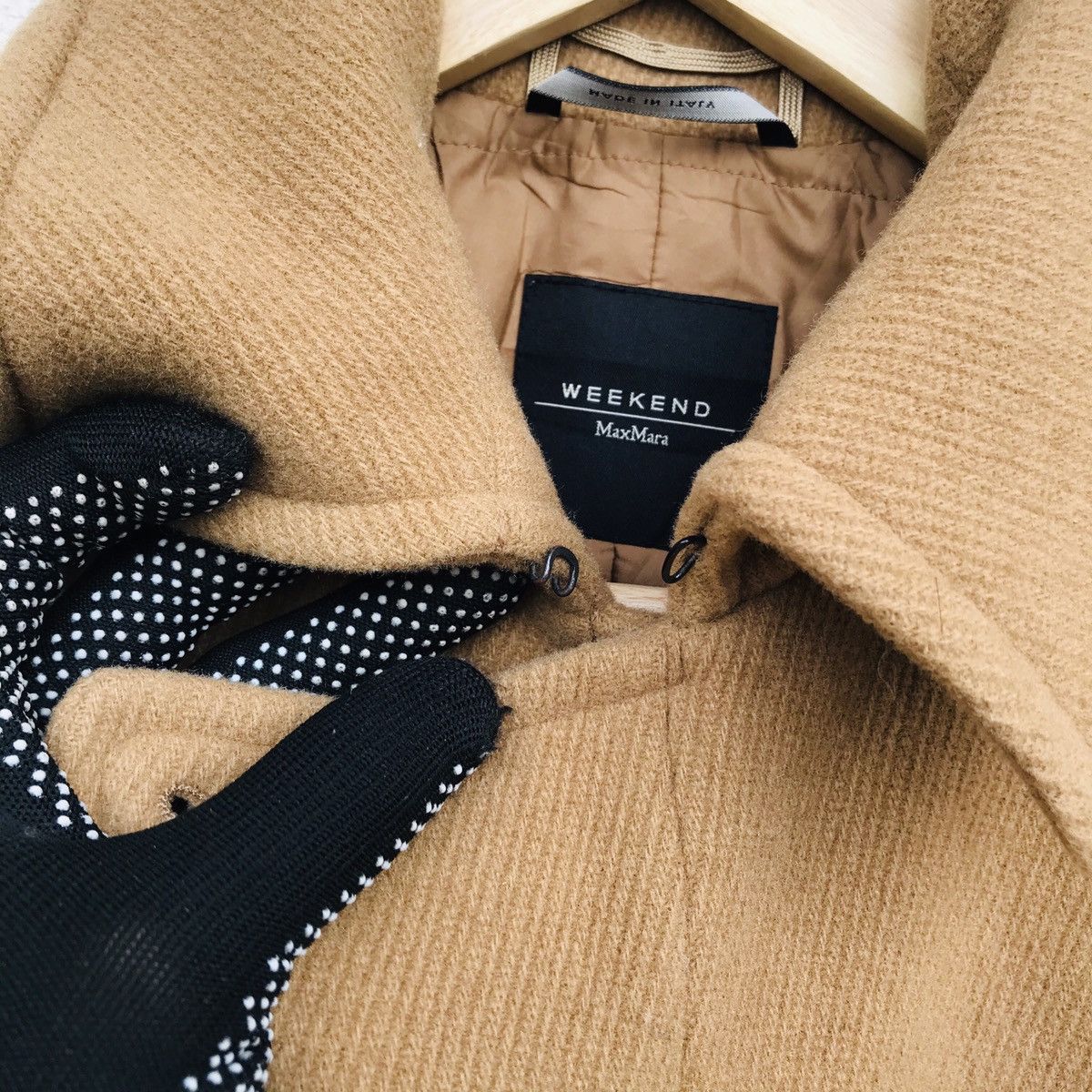 Bcbgmaxazria Max Mara Weekend jacket wool dark brown double breasted Size US S / EU 44-46 / 1 - 7 Thumbnail