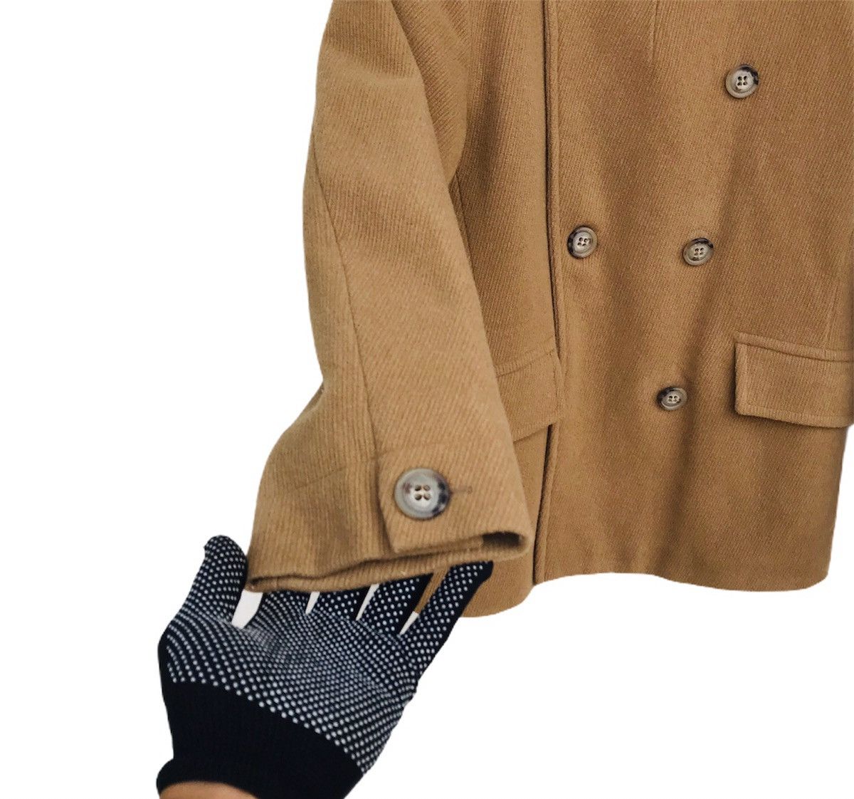 Bcbgmaxazria Max Mara Weekend jacket wool dark brown double breasted Size US S / EU 44-46 / 1 - 5 Thumbnail