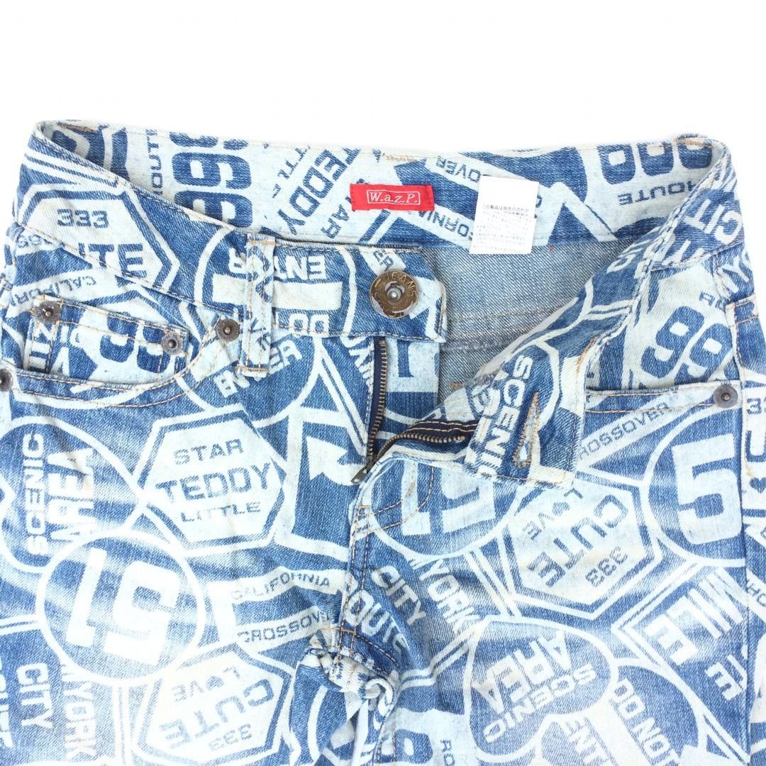 Japanese Brand Route 999 hysteric glamour style fullprint waist 28 inch Size US 28 / EU 44 - 2 Thumbnail