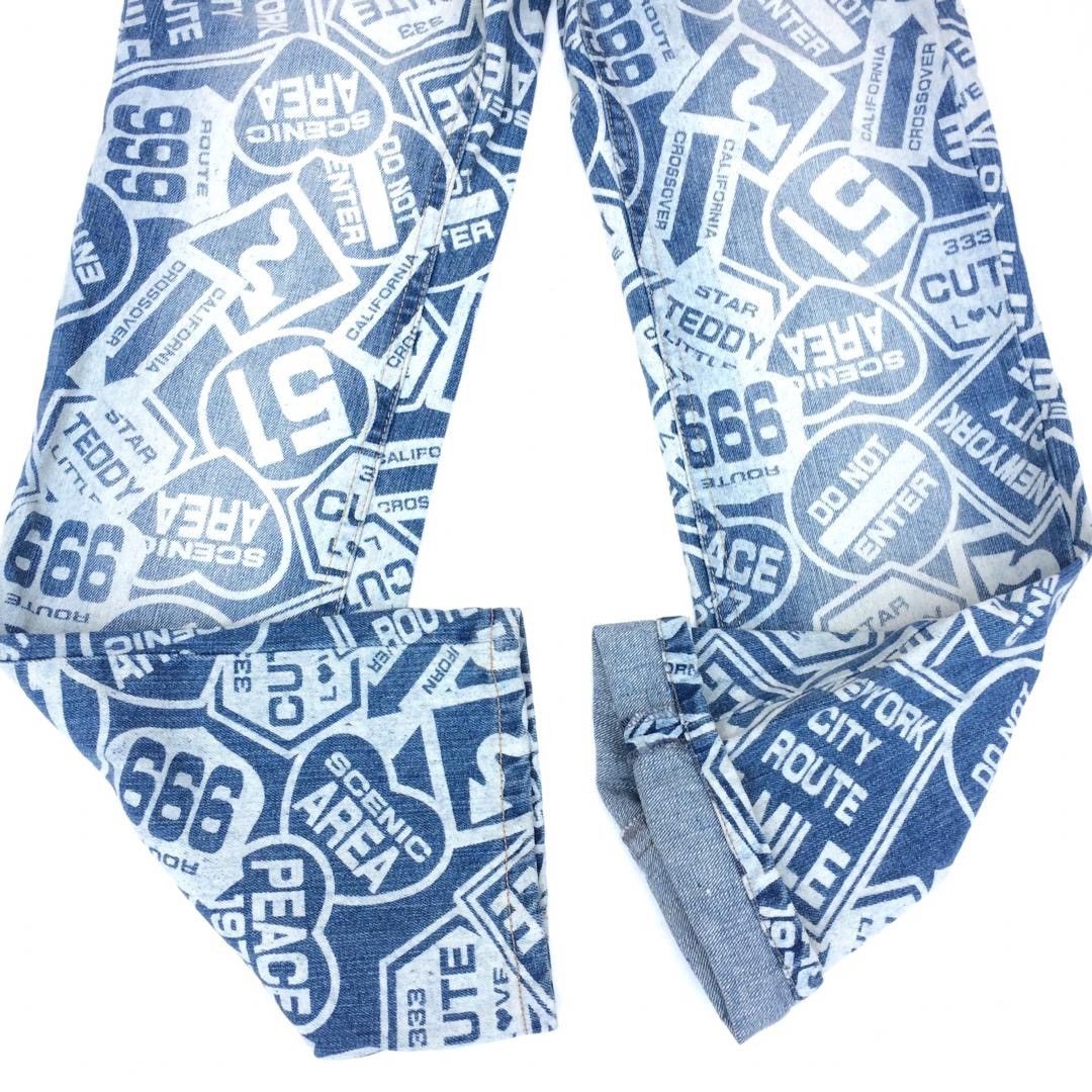 Japanese Brand Route 999 hysteric glamour style fullprint waist 28 inch Size US 28 / EU 44 - 3 Thumbnail