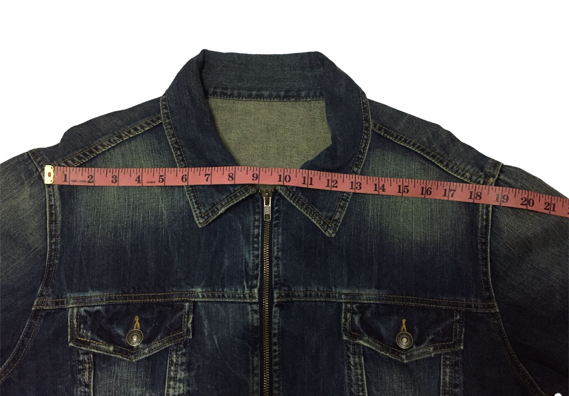Band Tees ACDC ROCK BAND EMBROIDERY DENIM ZIPPER JEANS JACKET Size US L / EU 52-54 / 3 - 10 Thumbnail