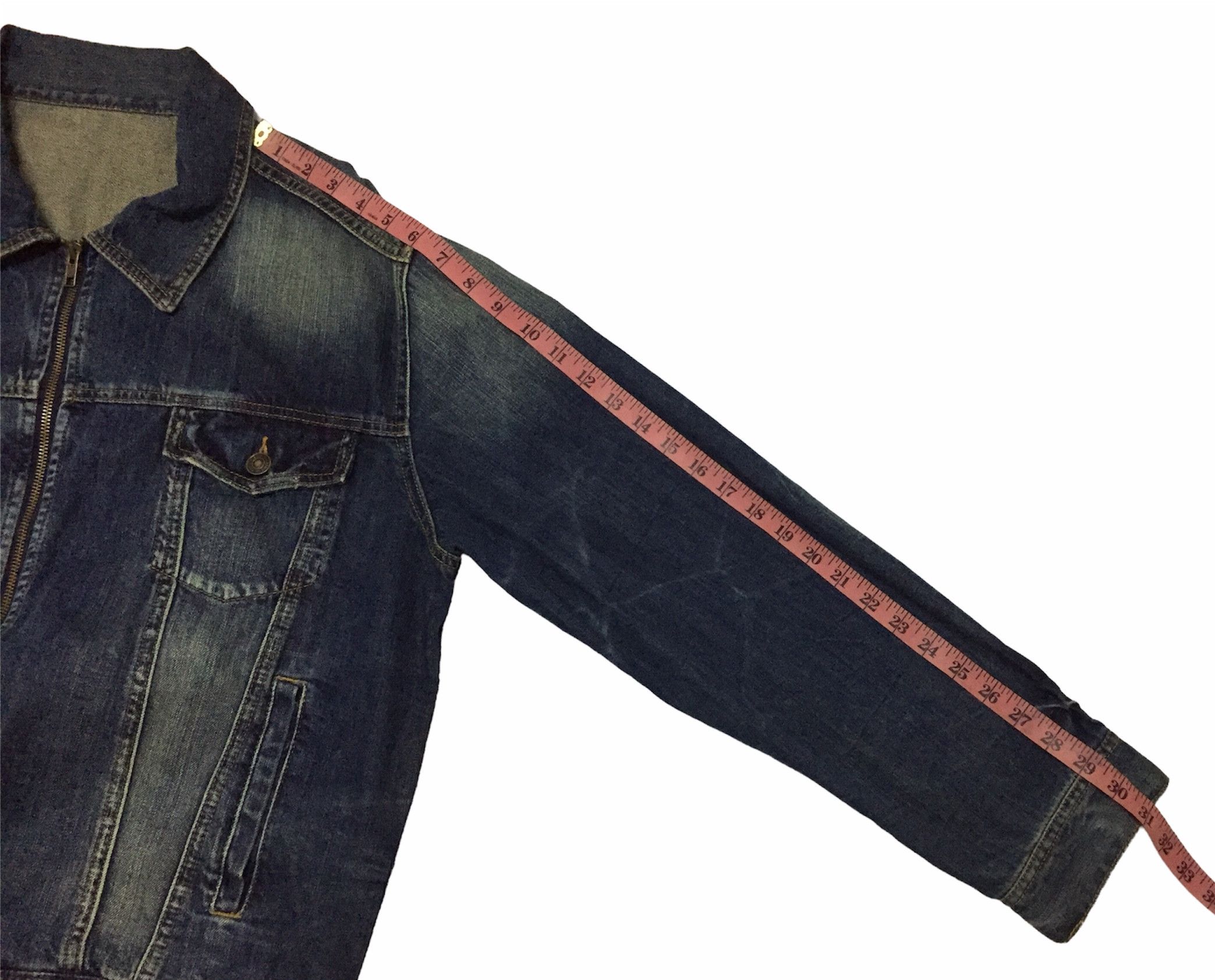 Band Tees ACDC ROCK BAND EMBROIDERY DENIM ZIPPER JEANS JACKET Size US L / EU 52-54 / 3 - 12 Thumbnail