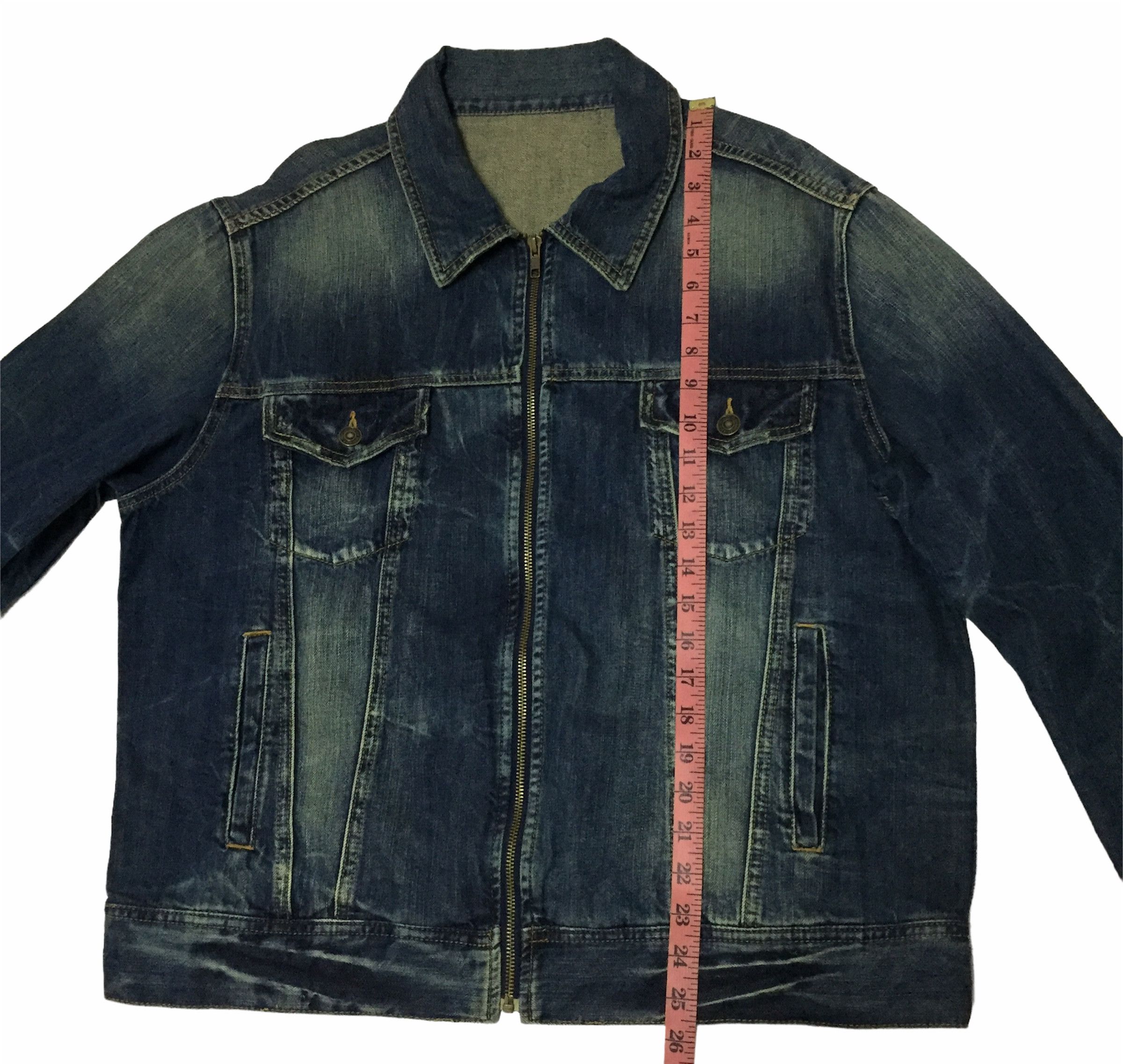Band Tees ACDC ROCK BAND EMBROIDERY DENIM ZIPPER JEANS JACKET Size US L / EU 52-54 / 3 - 11 Thumbnail