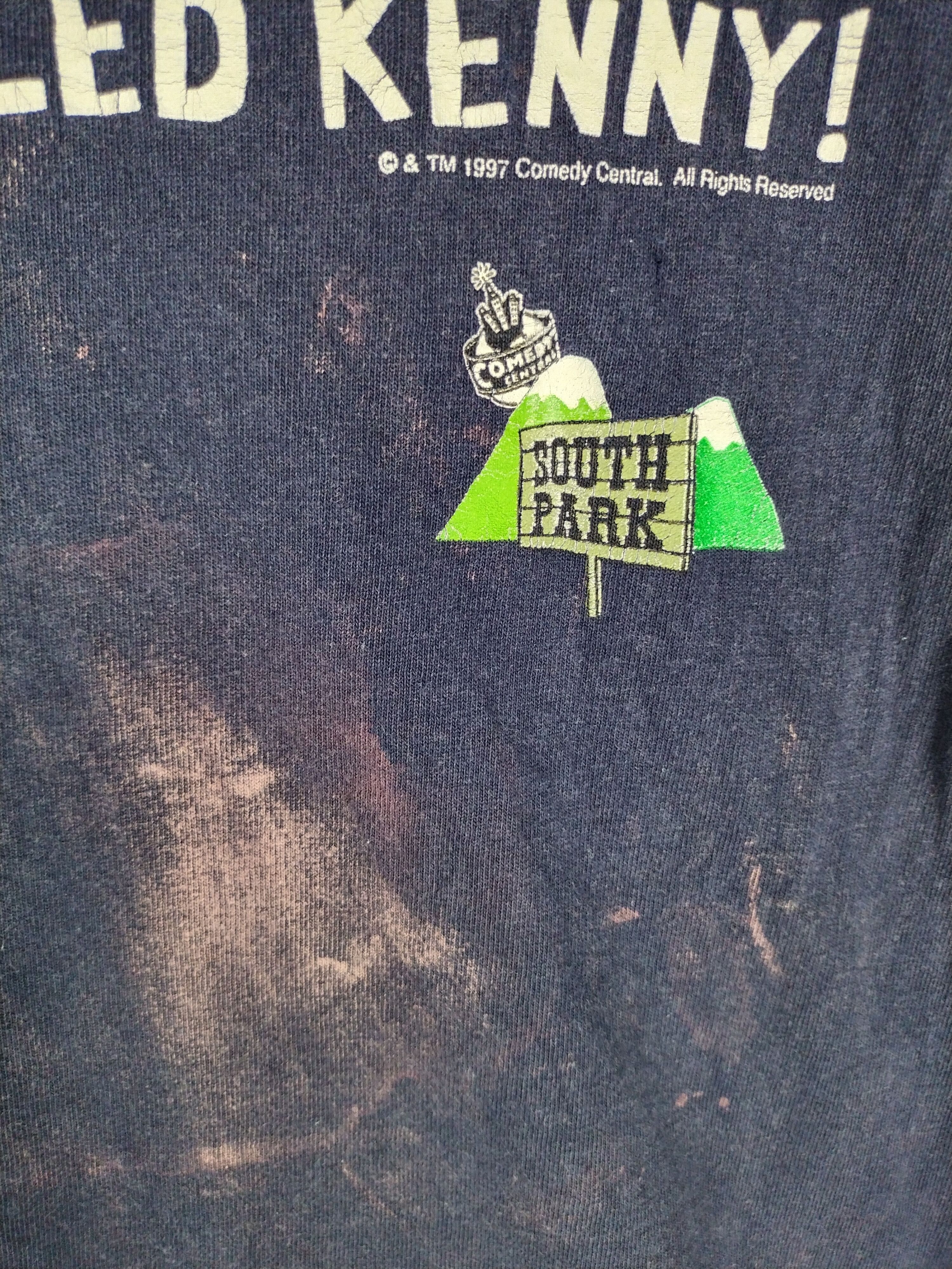 Cartoon Network VINTAGE TM 1997s THEY KILLED KENNY! SOUTH PARK SHIRT TEE Size US M / EU 48-50 / 2 - 4 Thumbnail