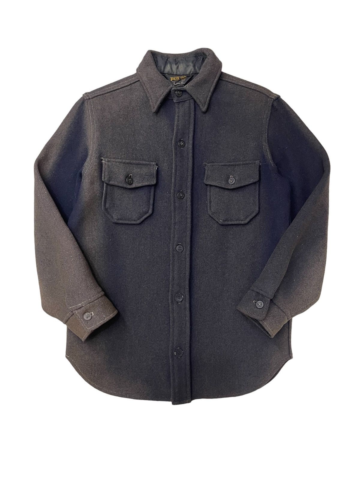 Sears 60s Sears Roebuck Sunfaded Wool Shirt Size US S / EU 44-46 / 1 - 1 Thumbnail