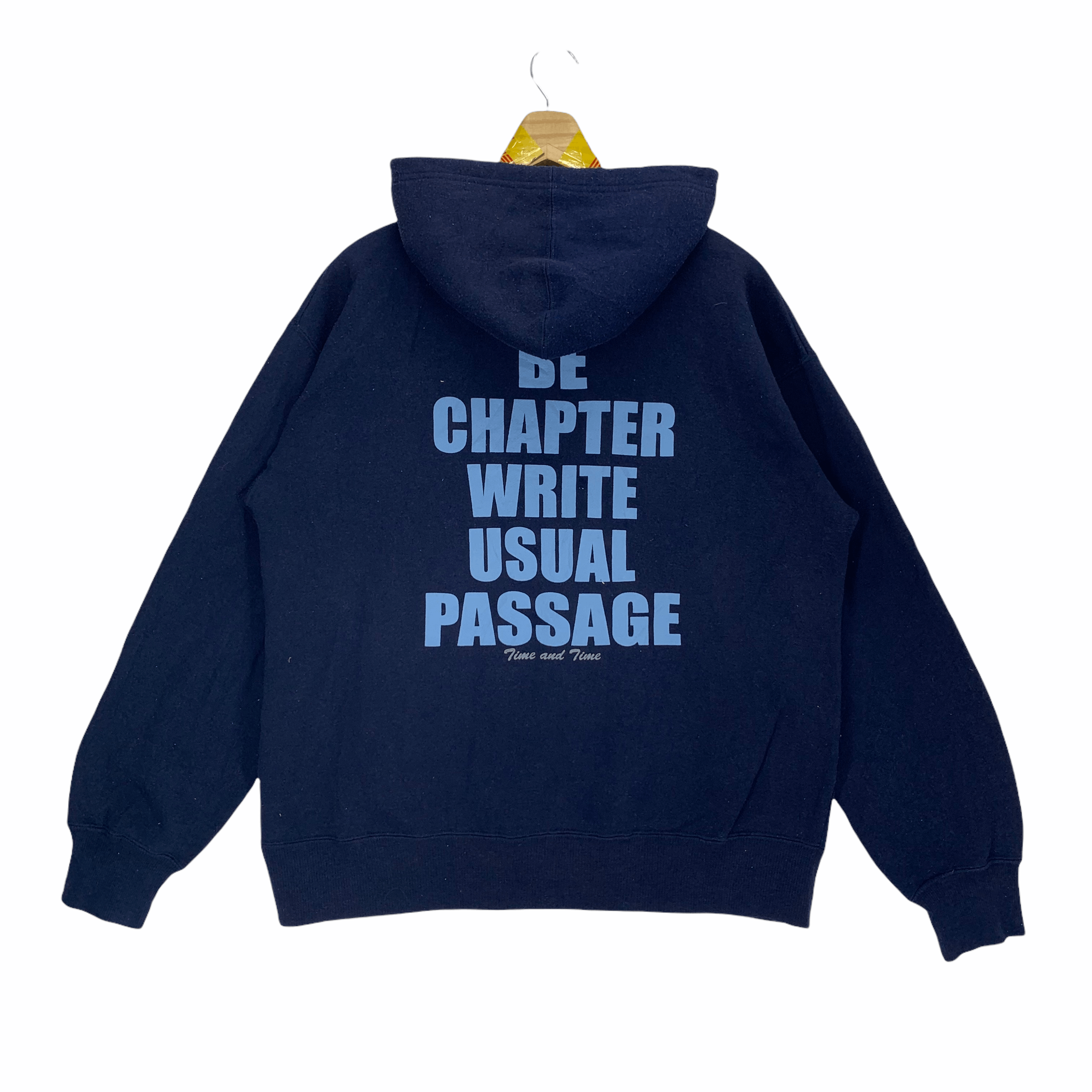 Japanese Brand Beaumere ASE NEVER ASE WORD Pullover HoodieS #3154-98 Size US L / EU 52-54 / 3 - 8 Thumbnail