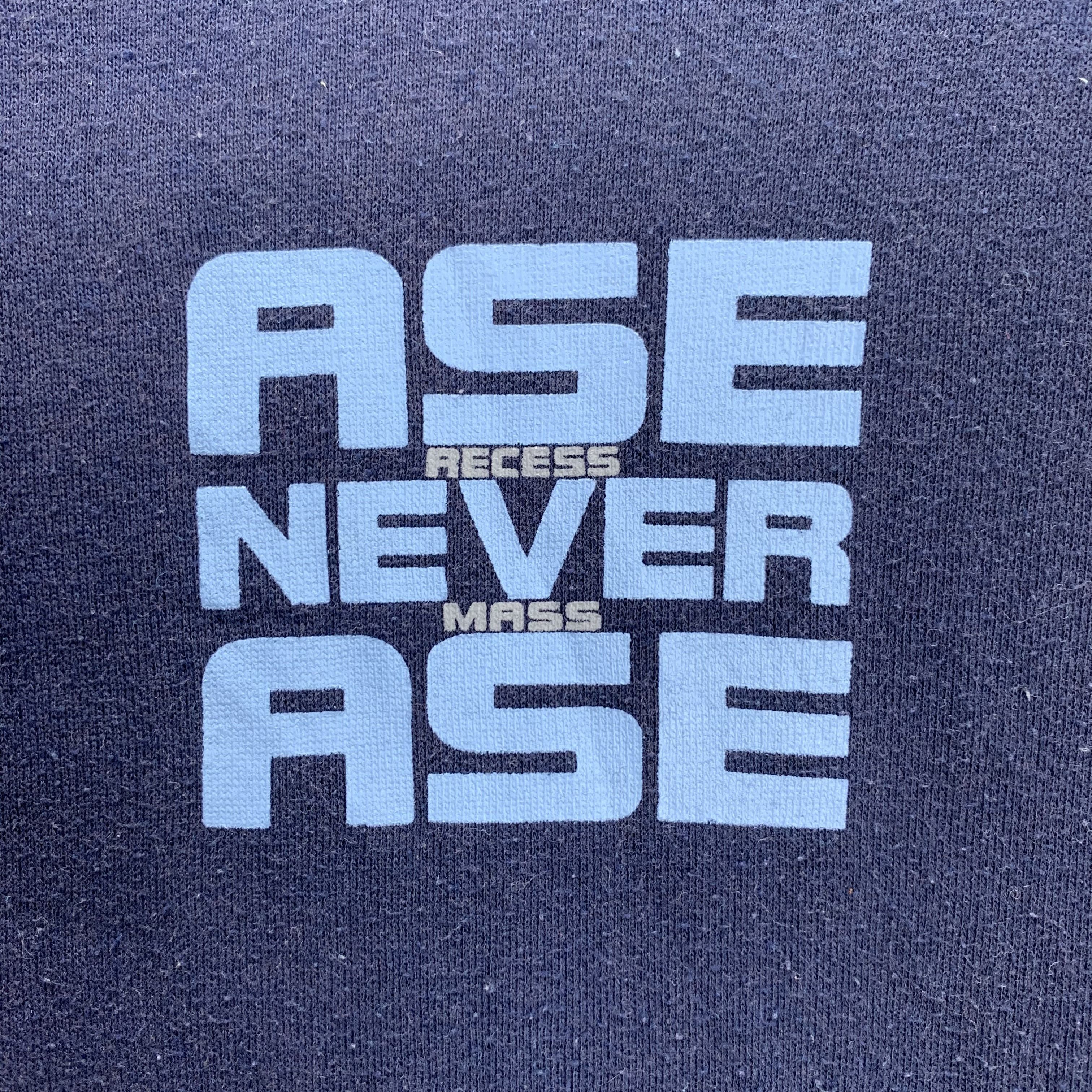 Japanese Brand Beaumere ASE NEVER ASE WORD Pullover HoodieS #3154-98 Size US L / EU 52-54 / 3 - 3 Thumbnail