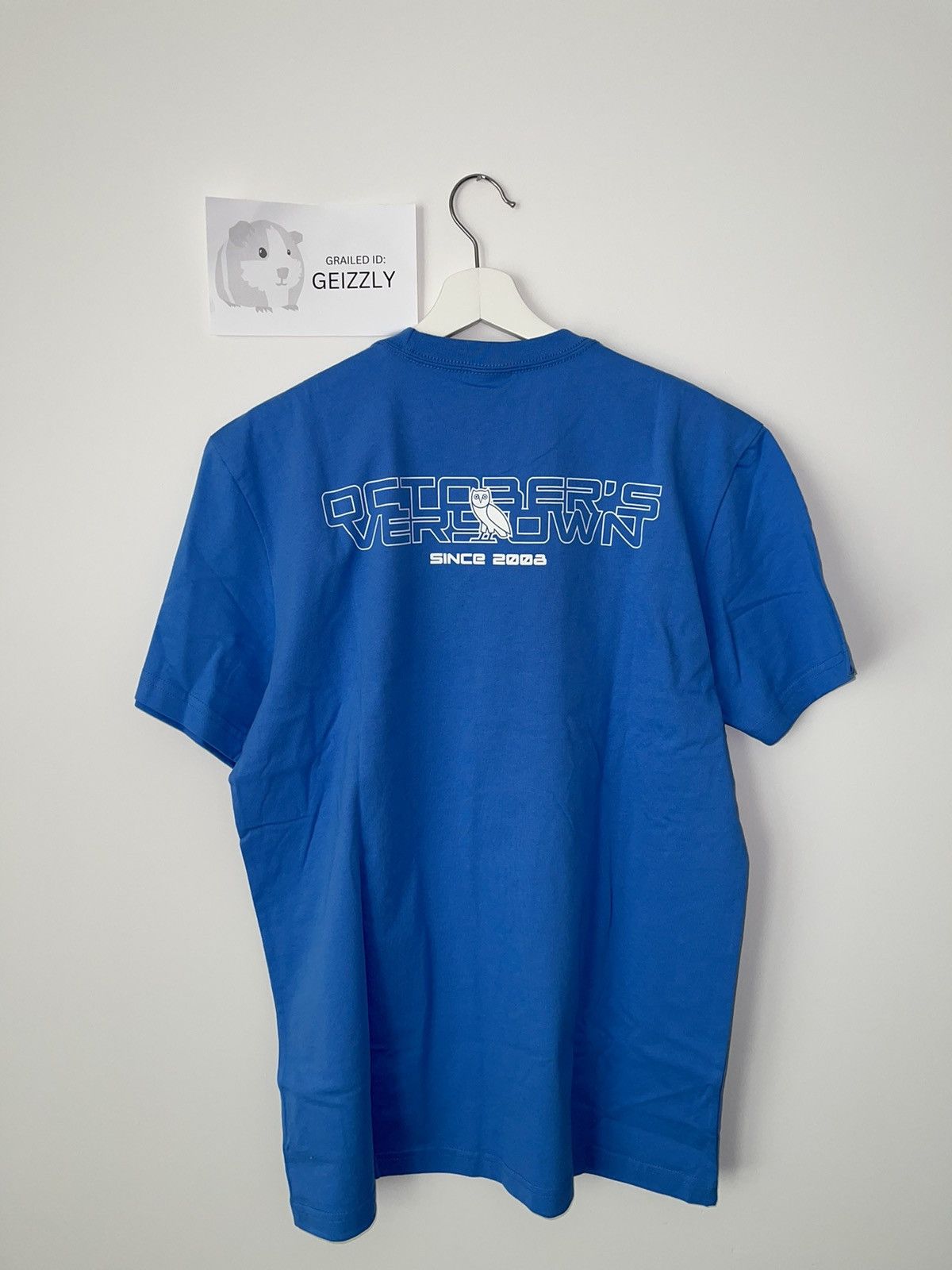 Drake OVO REFLECTIVE GRID OWL TEE - L🦉⚡️ Size US L / EU 52-54 / 3 - 4 Thumbnail