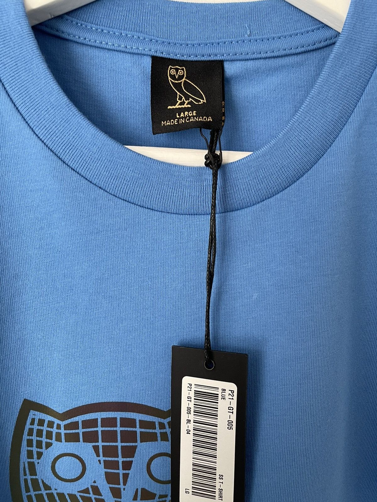 Drake OVO REFLECTIVE GRID OWL TEE - L🦉⚡️ Size US L / EU 52-54 / 3 - 6 Thumbnail