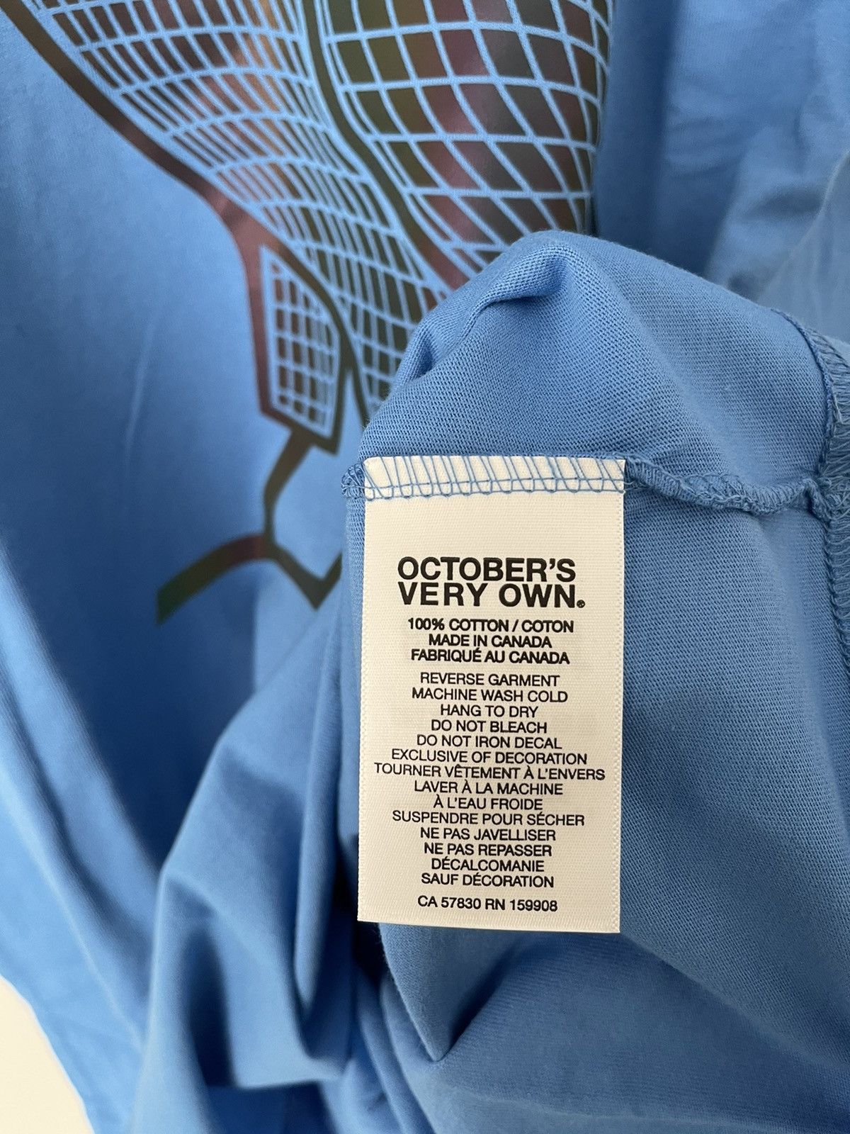 Drake OVO REFLECTIVE GRID OWL TEE - L🦉⚡️ Size US L / EU 52-54 / 3 - 7 Thumbnail